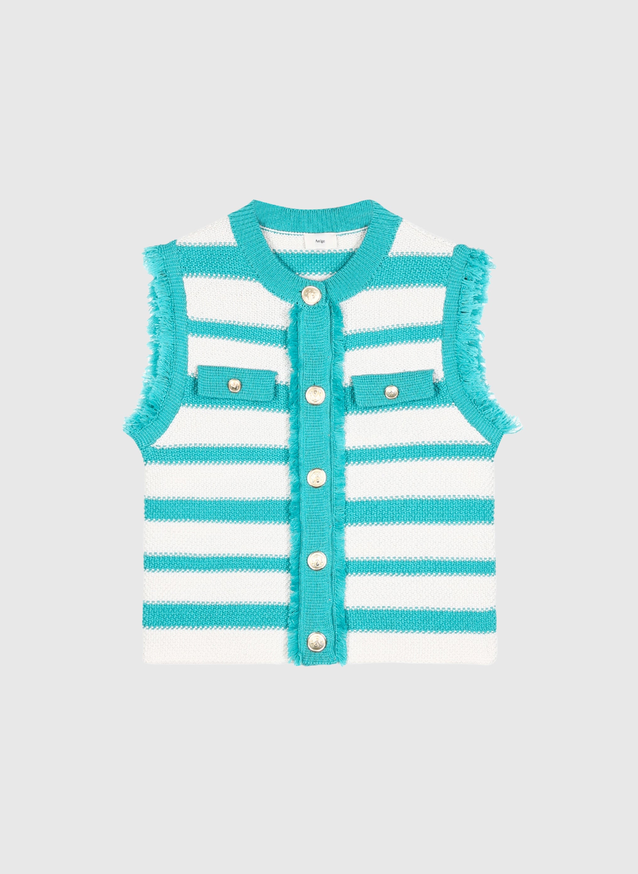 LEVAYANIRI CARDIGAN turquoise