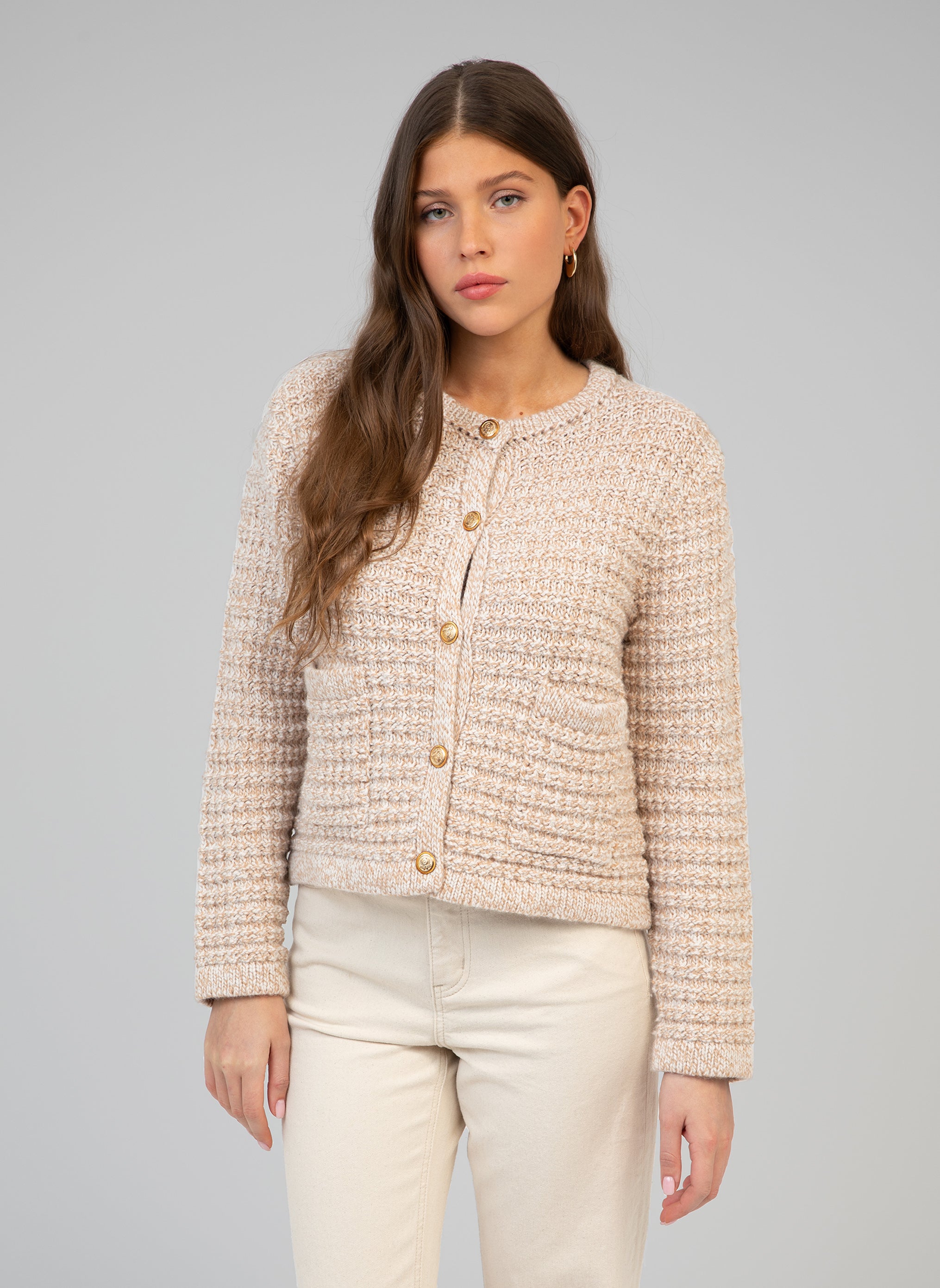 CARDIGAN LEVENI beige