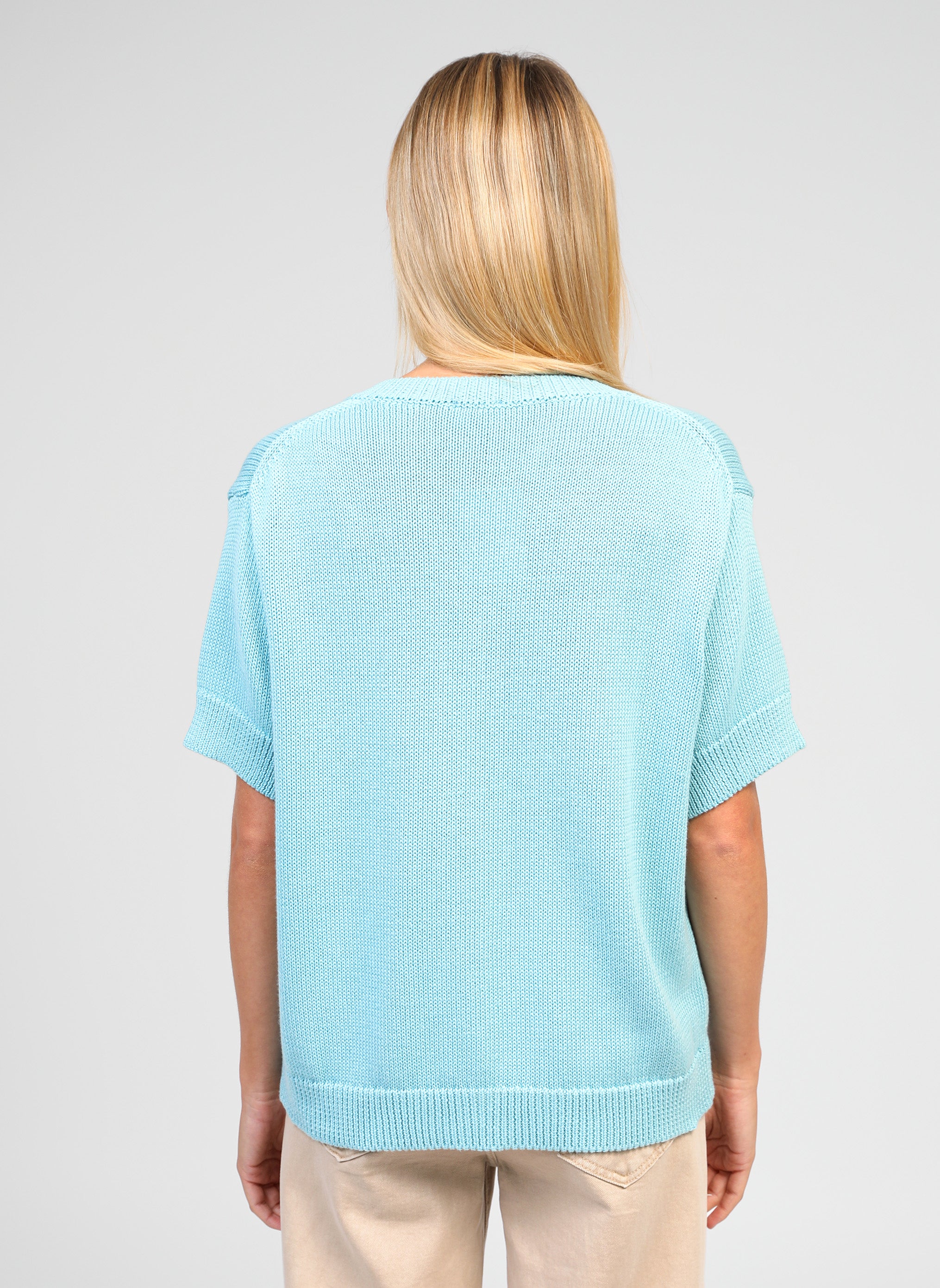 PULL LEVIORA turquoise