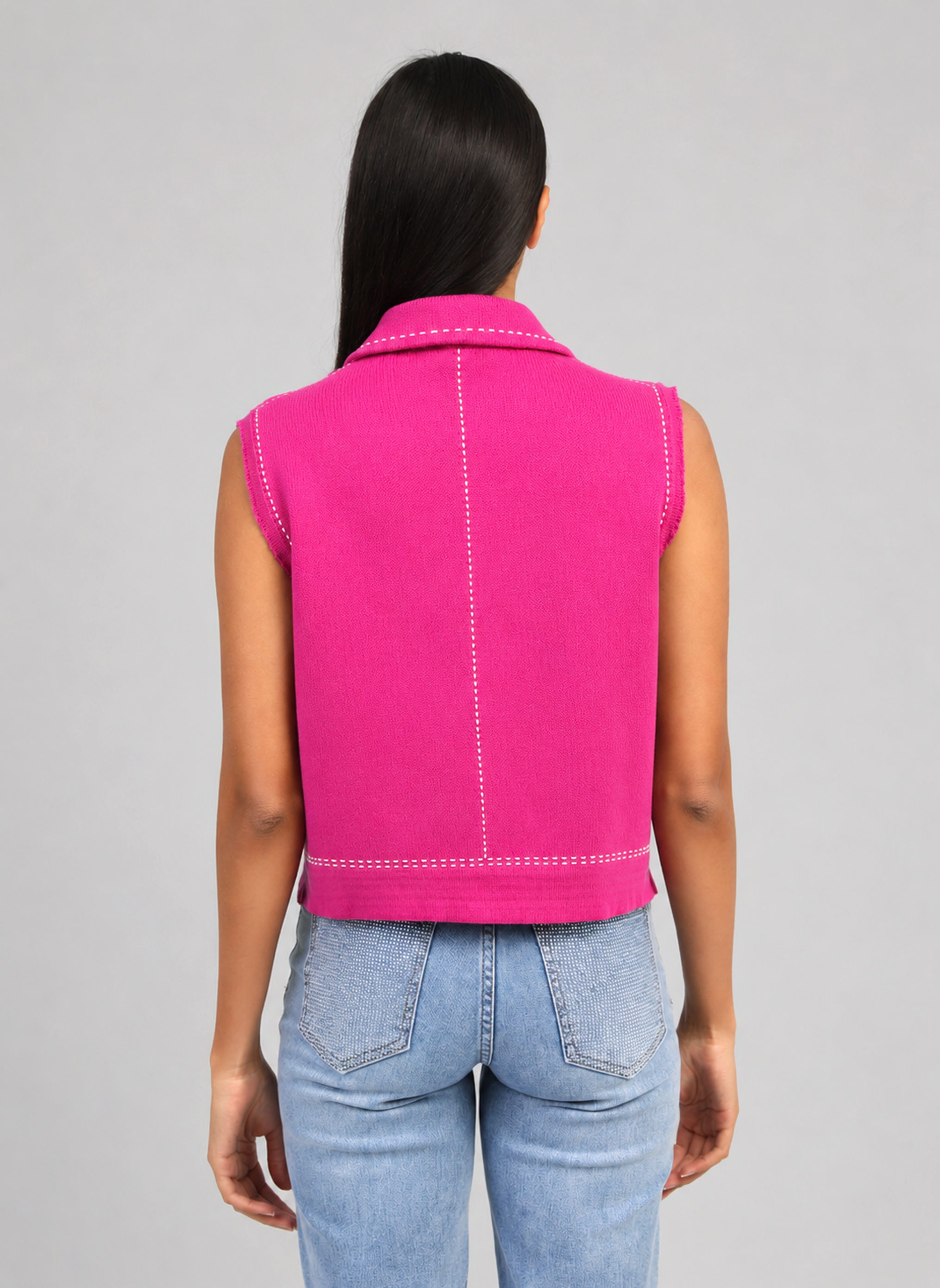 GILET LEWOODY fushia