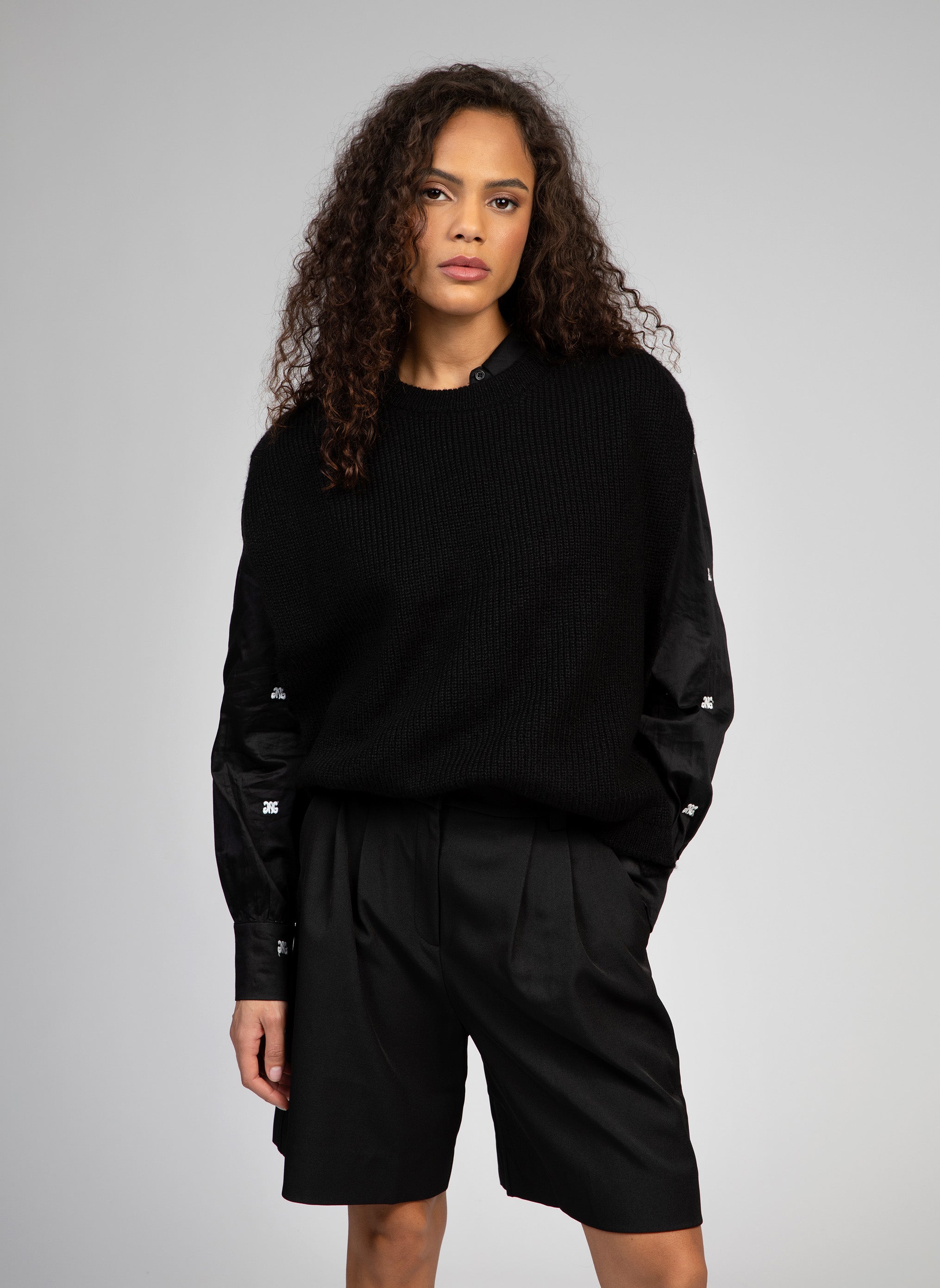PULL LOANNE noir