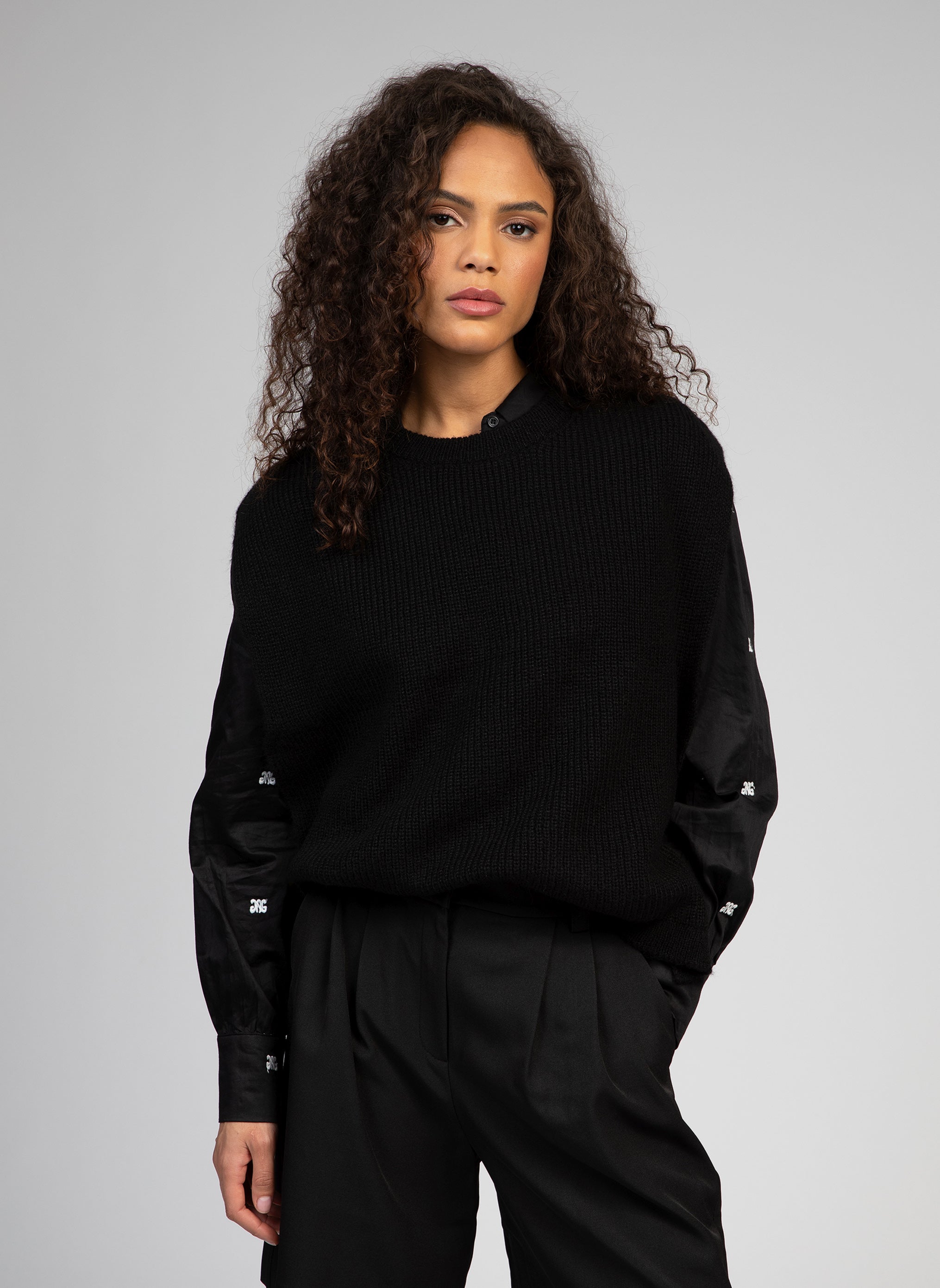 PULL LOANNE noir