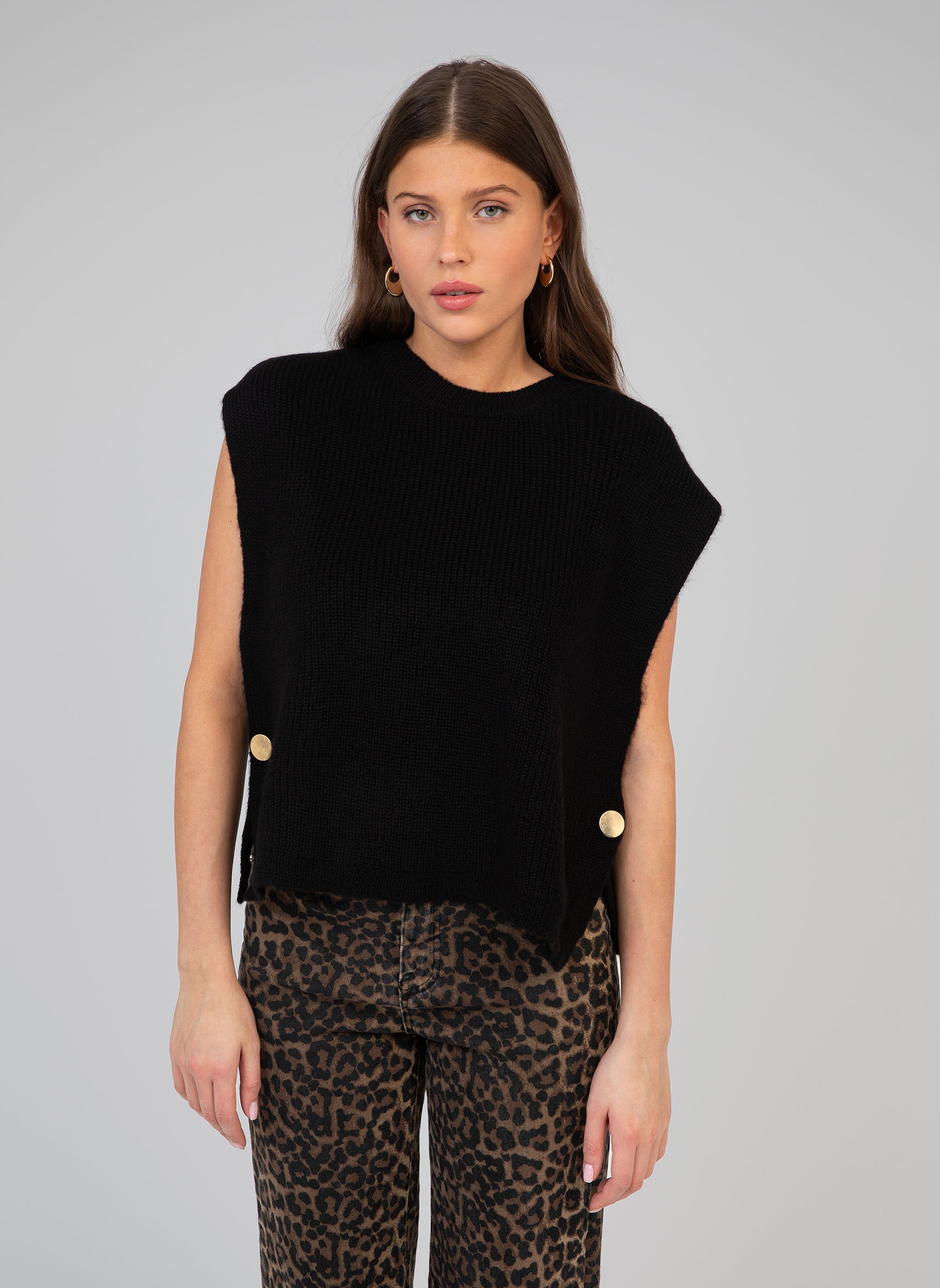 PULL LOANNE noir