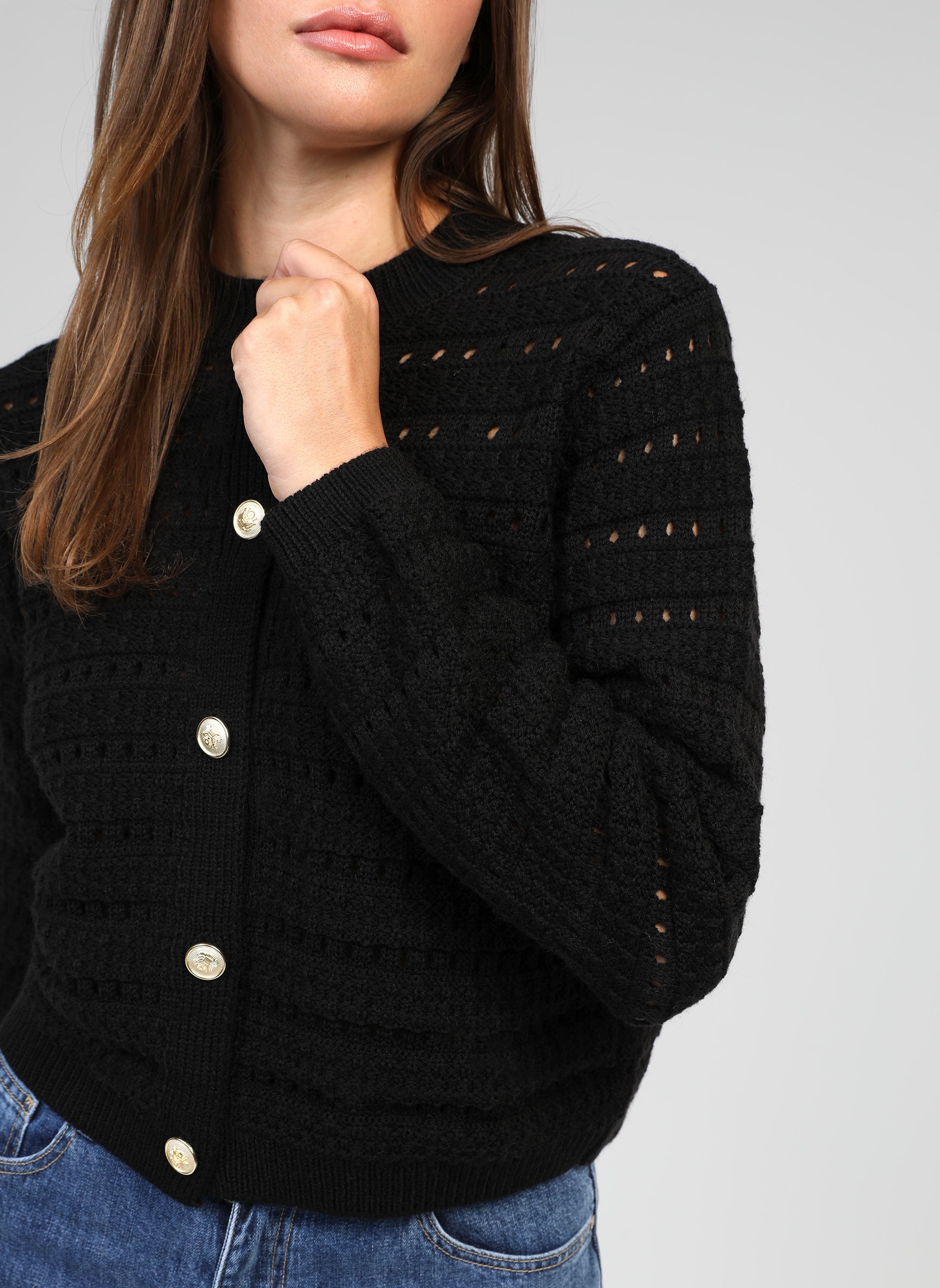GILET LONORINE noir