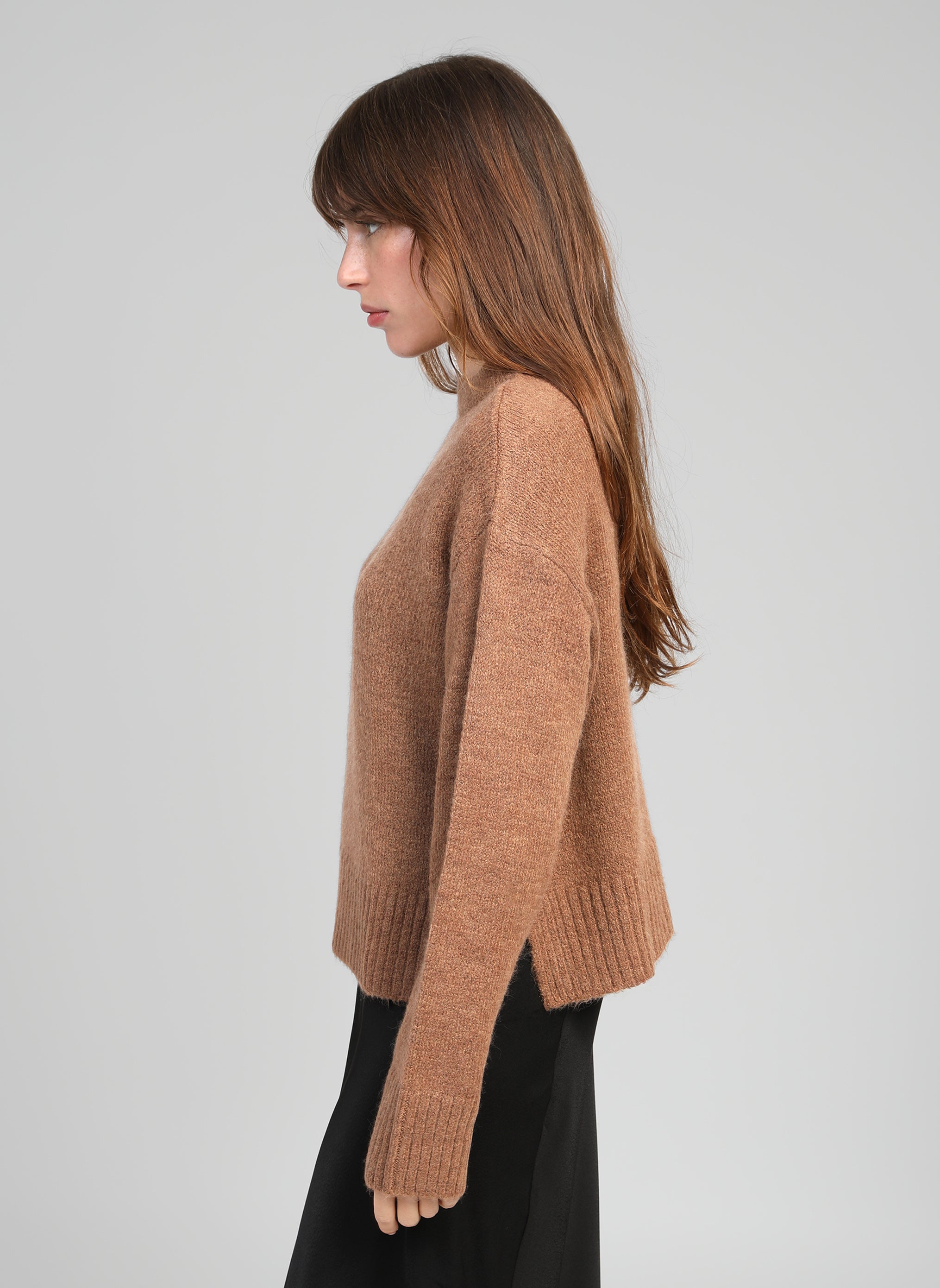 PULL LORANA marron glace