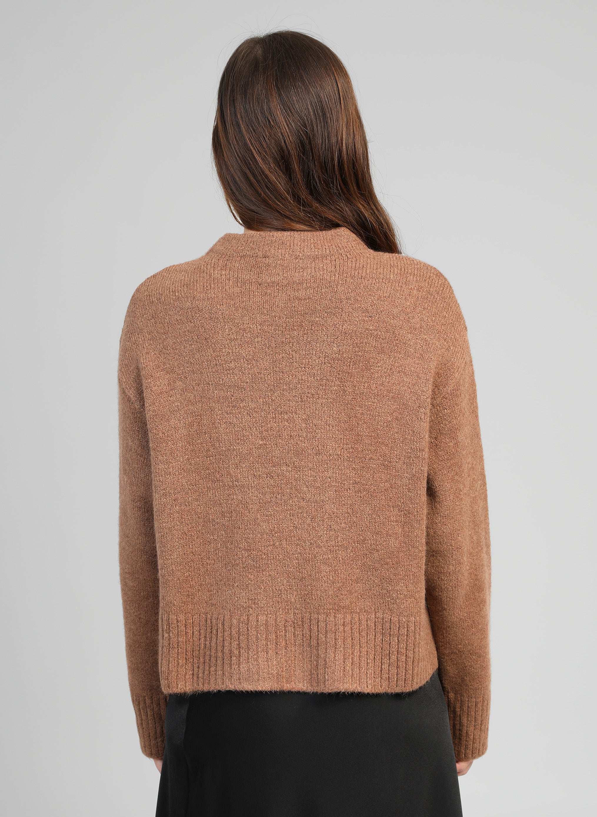 PULL LORANA marron glace