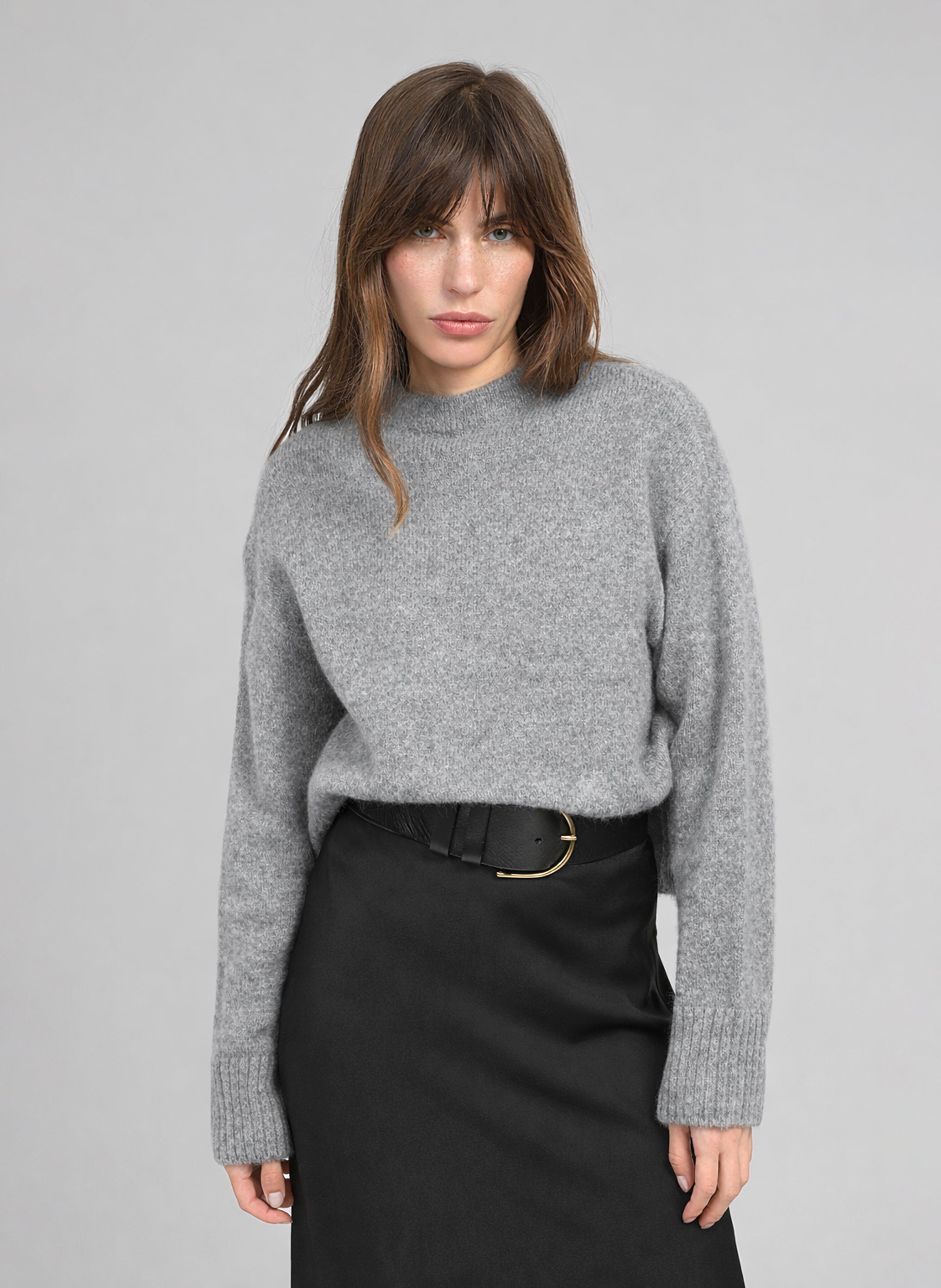 PULL LORANA gris chiné