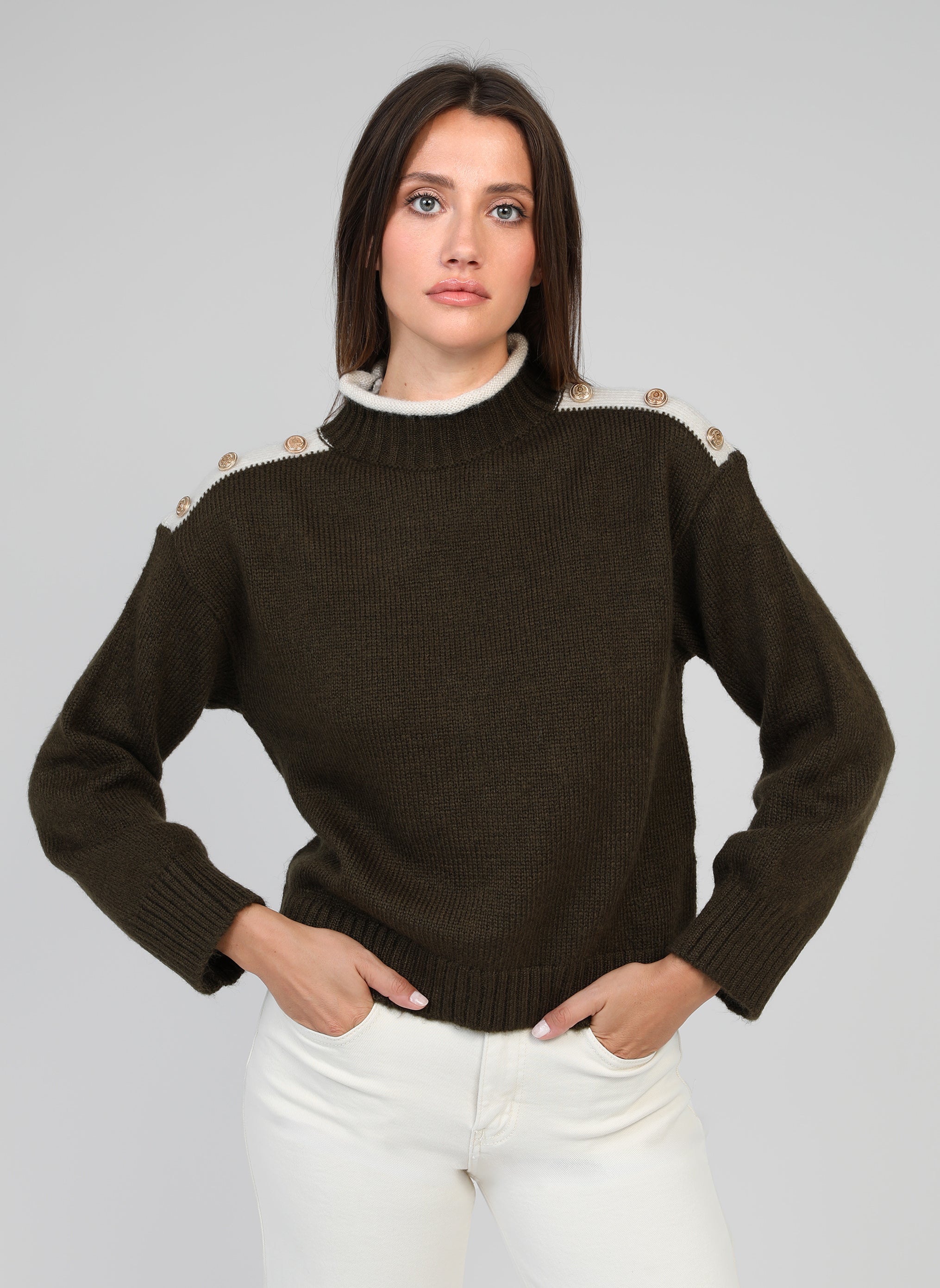 PULL LOUKI kaki