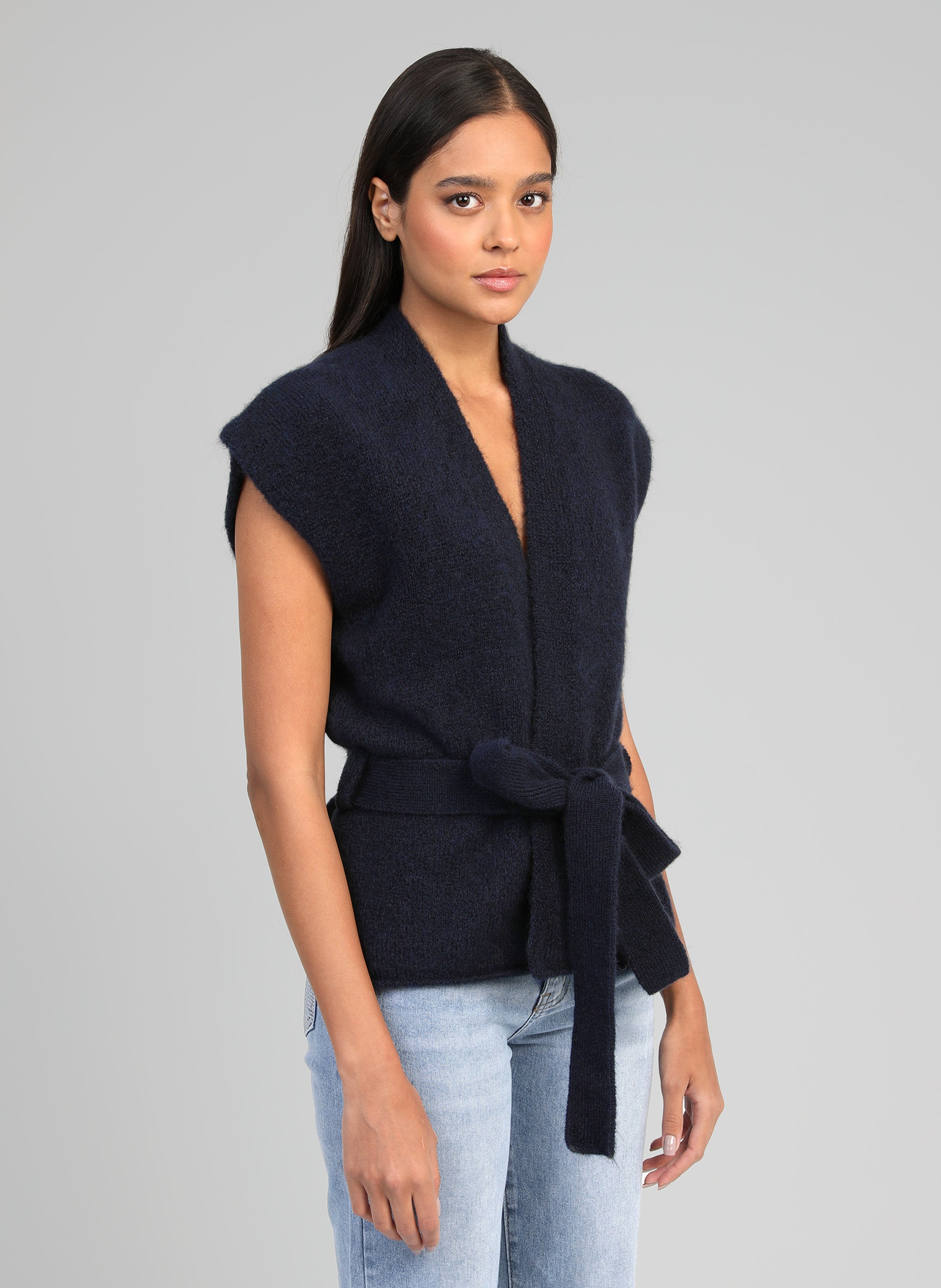 GILET LOUNINI marine