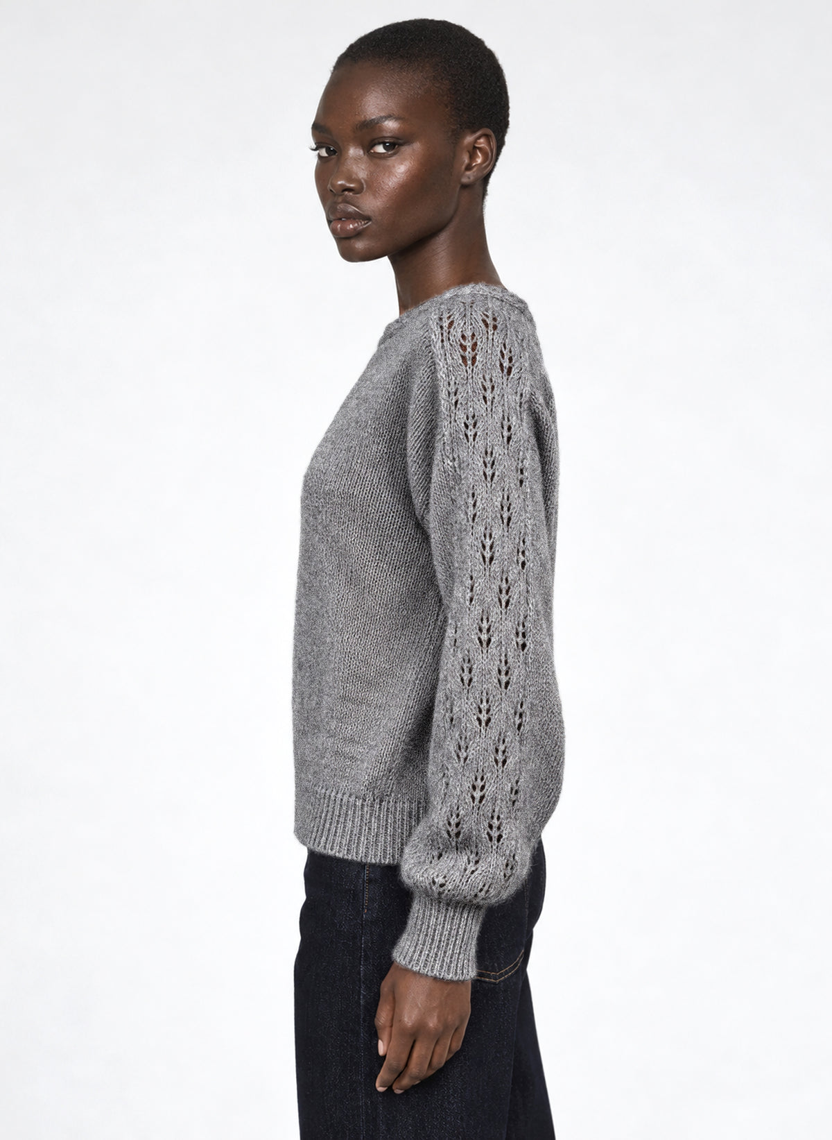 LUCINDY Sweater, heather gray