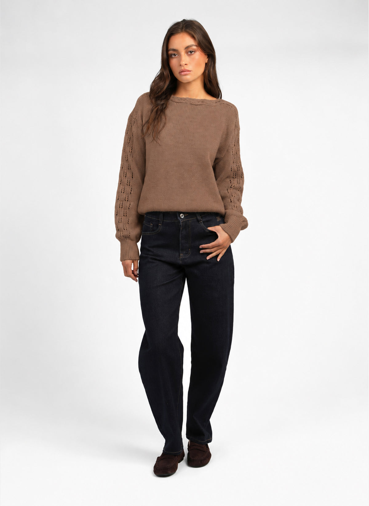 PULL LUCINDY noisette