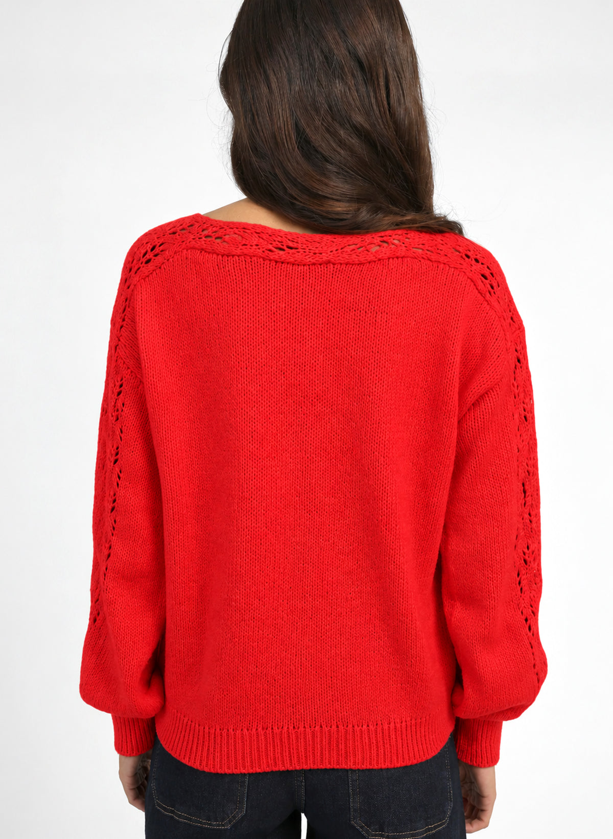 PULL LUCINDY rouge