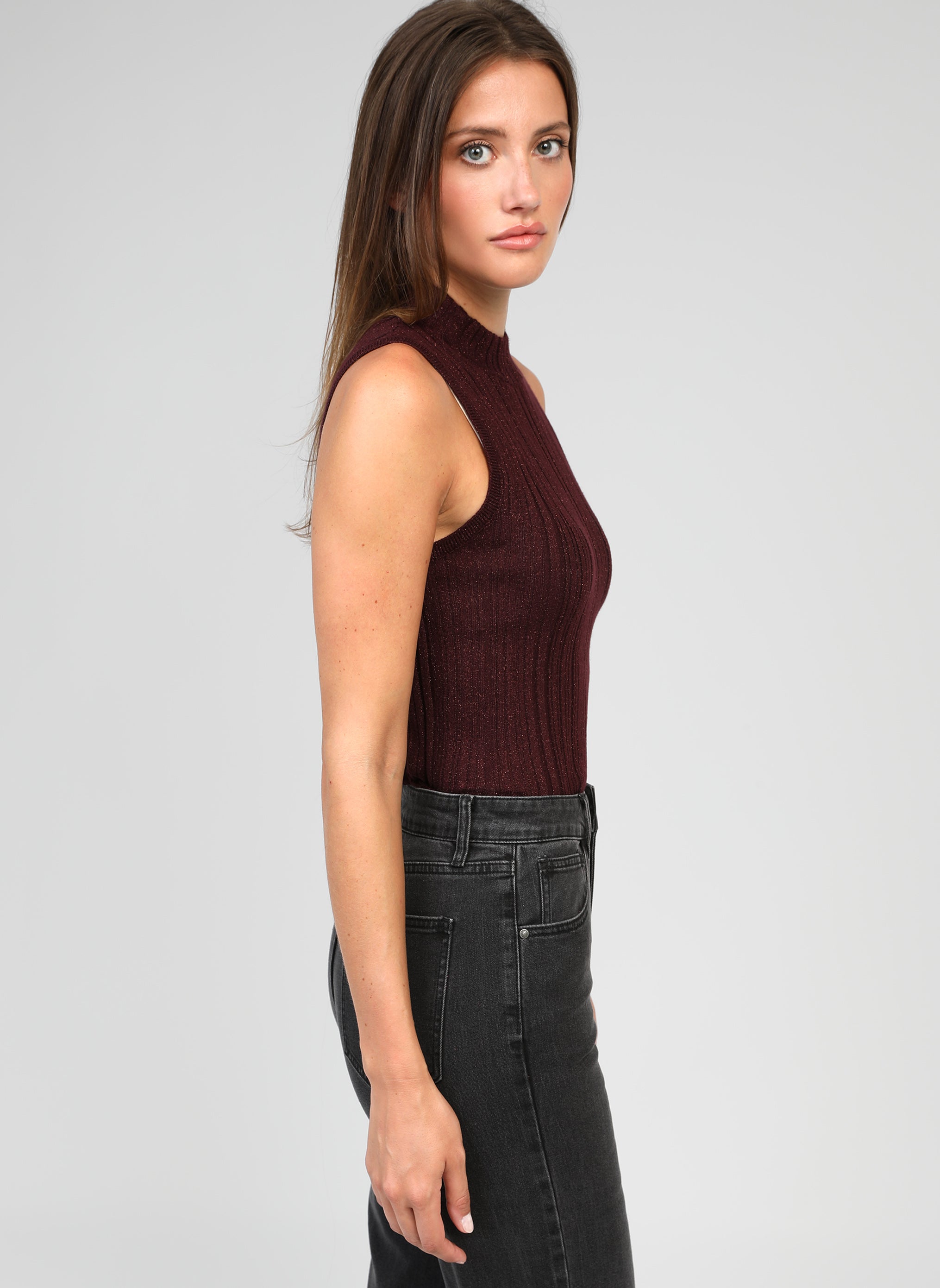 DEBARDEUR LUXIE prune