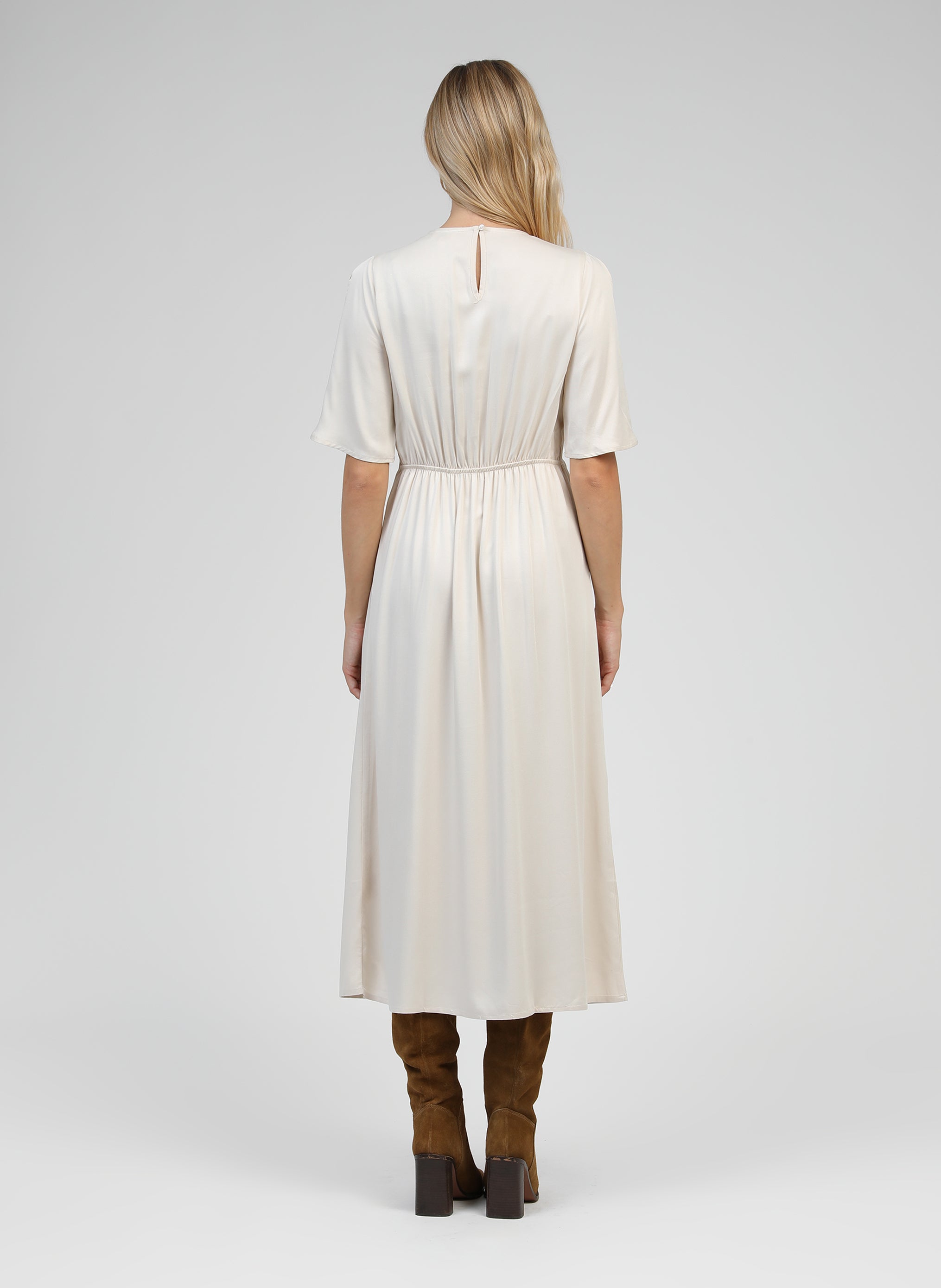 ROBE LONGUE MAELSA ecru