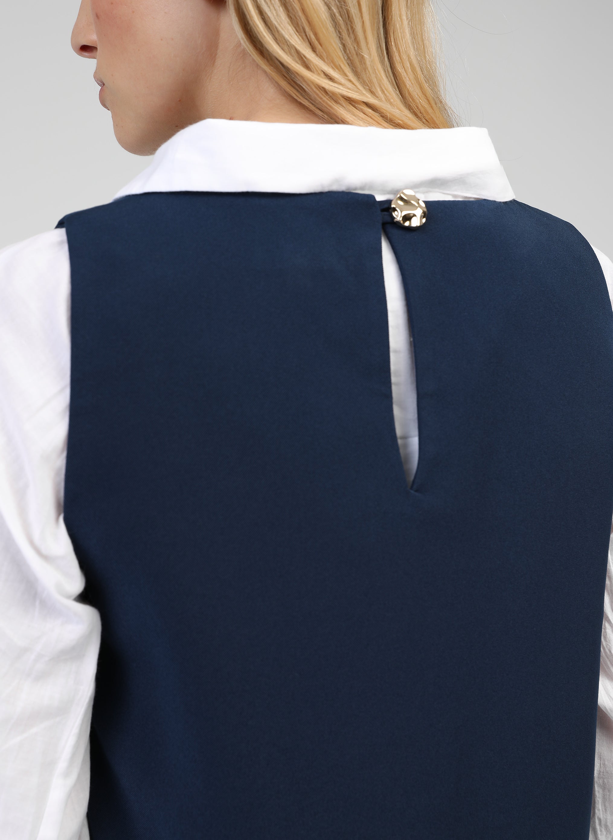 ROBE COURTE MALEO marine