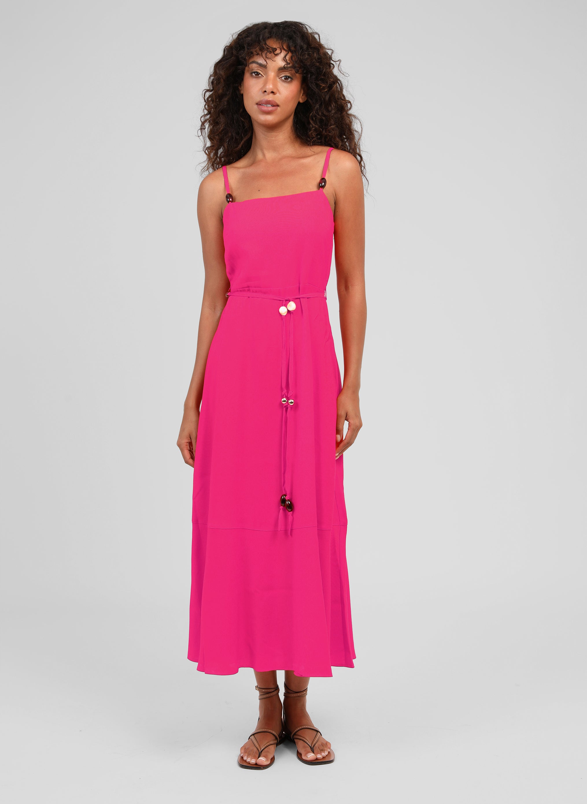 ROBE MIDI MALIAM fuchsia