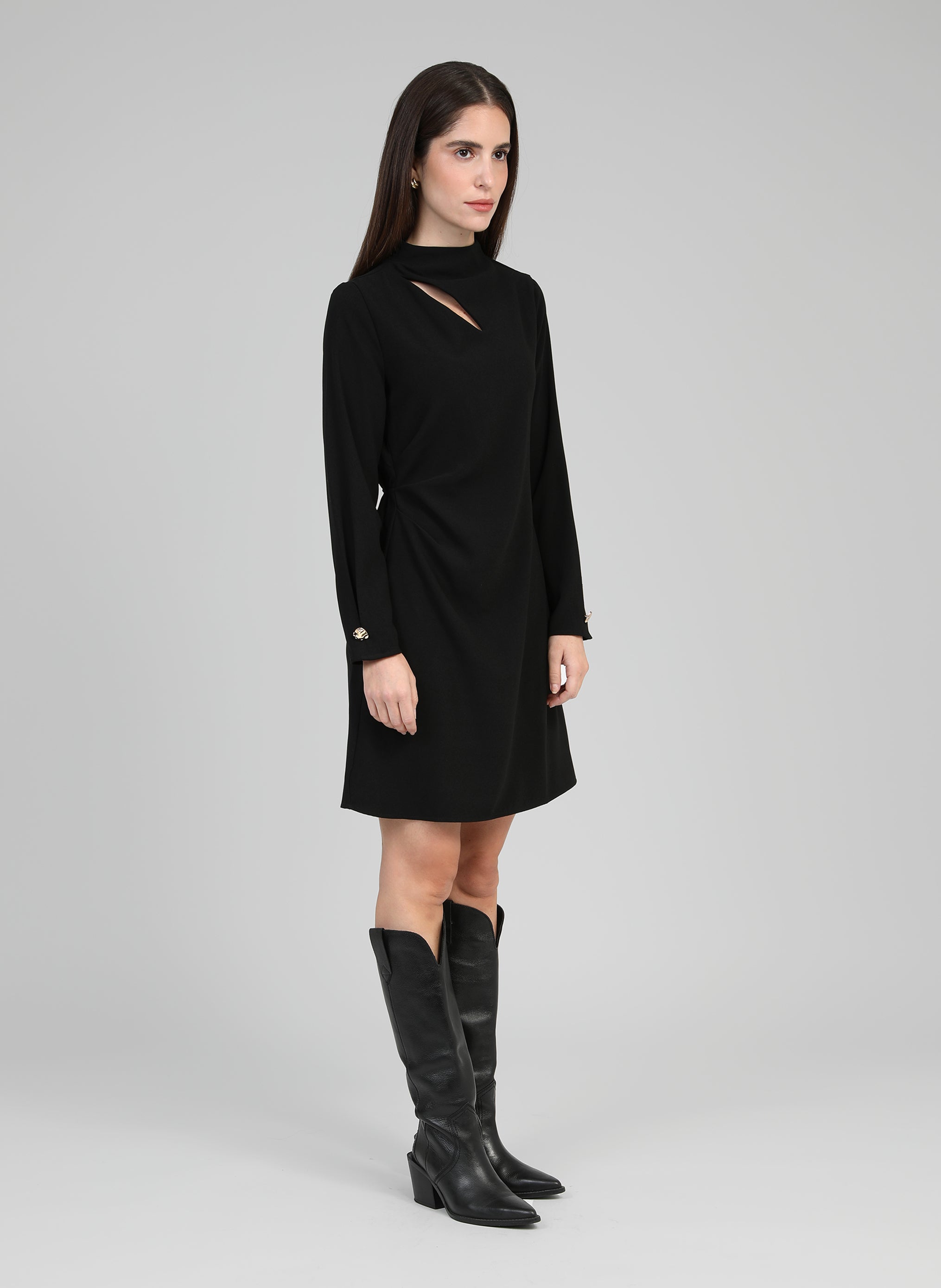 ROBE COURTE MALOLA noir