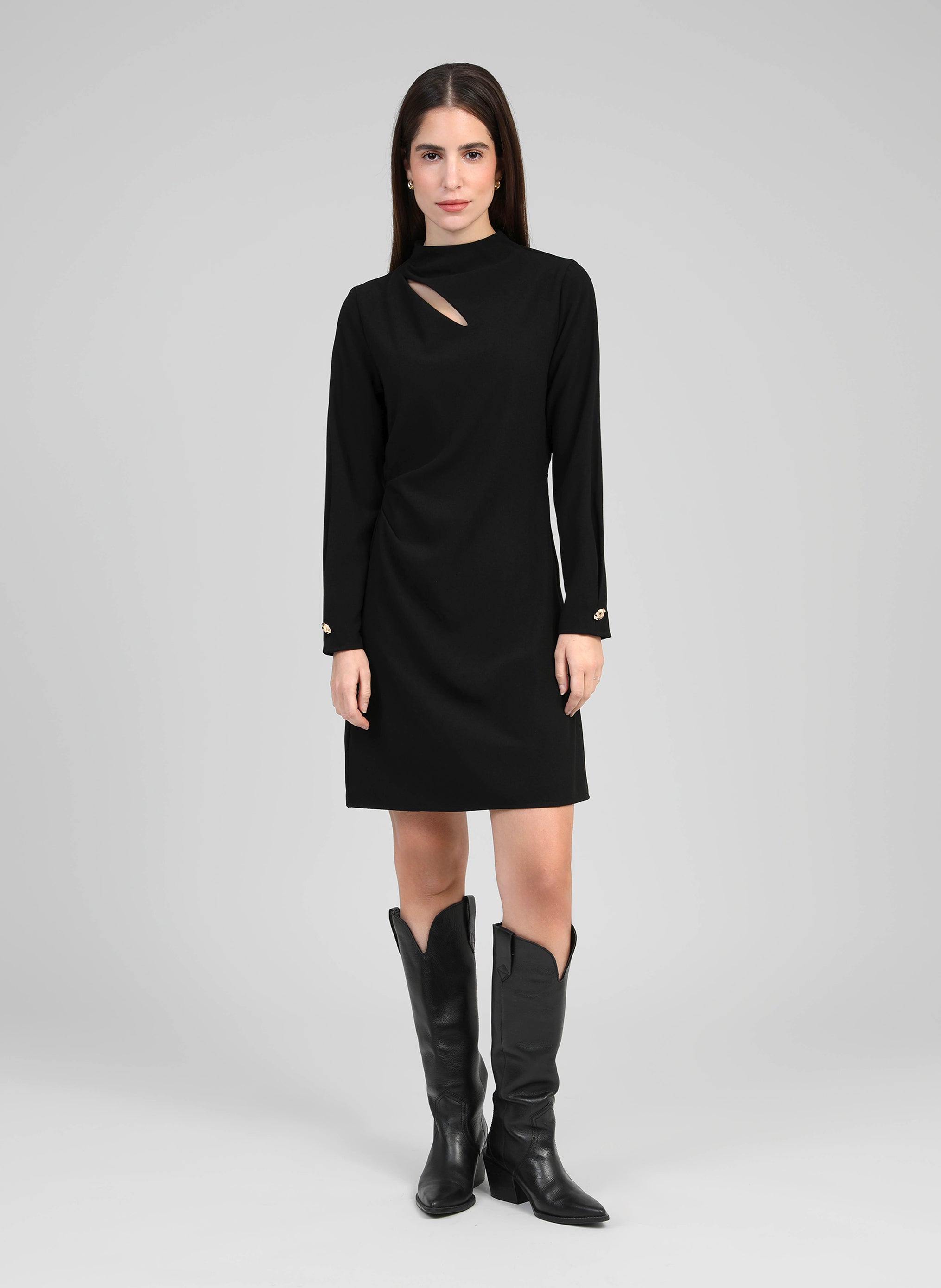ROBE COURTE MALOLA noir