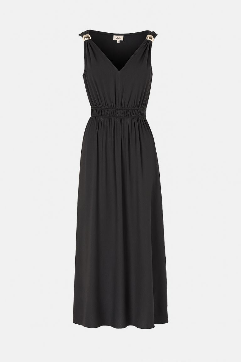 ROBE MIDI MALOUISA carbone