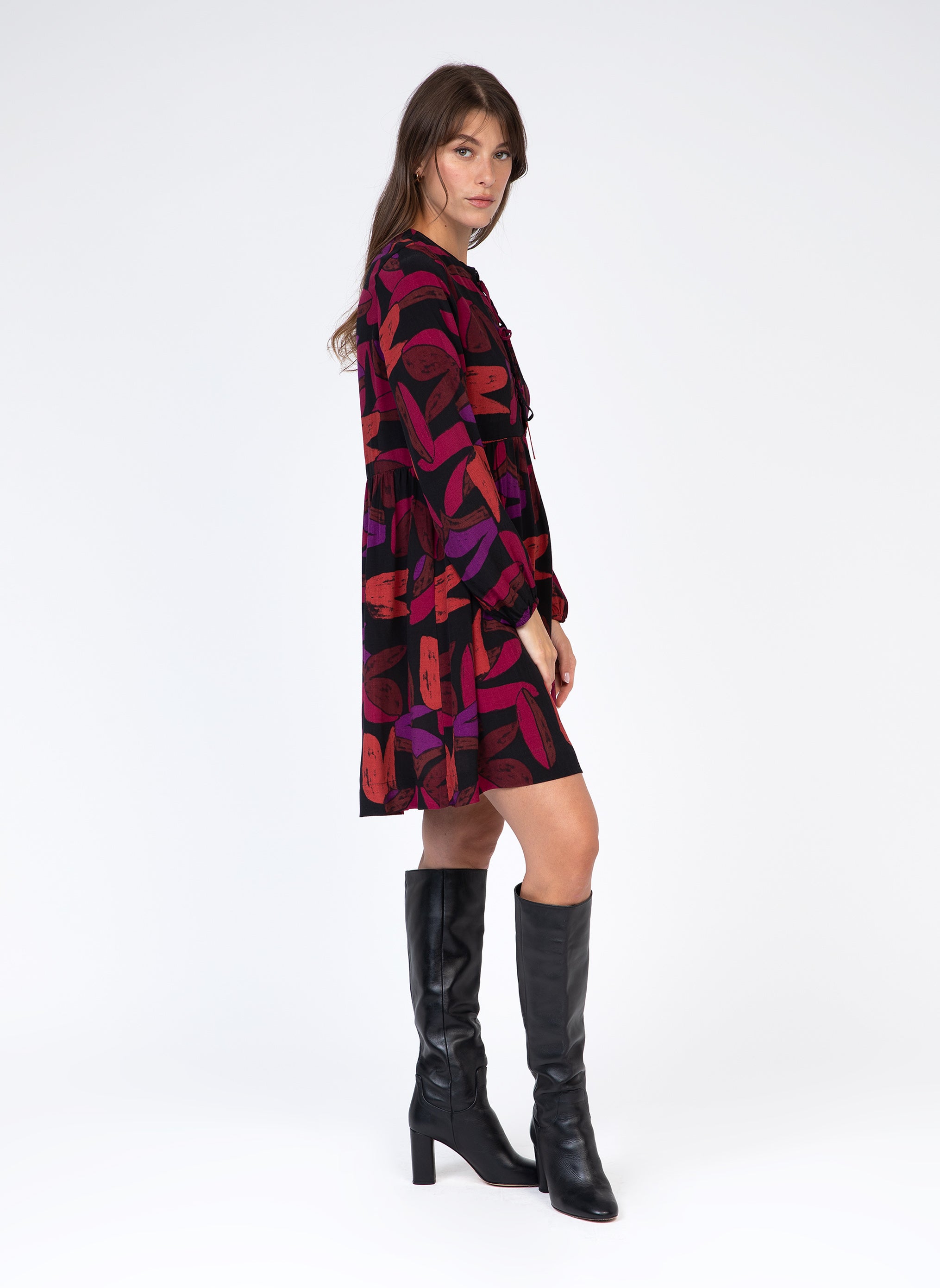 ROBE COURTE MANDILOU barty noir