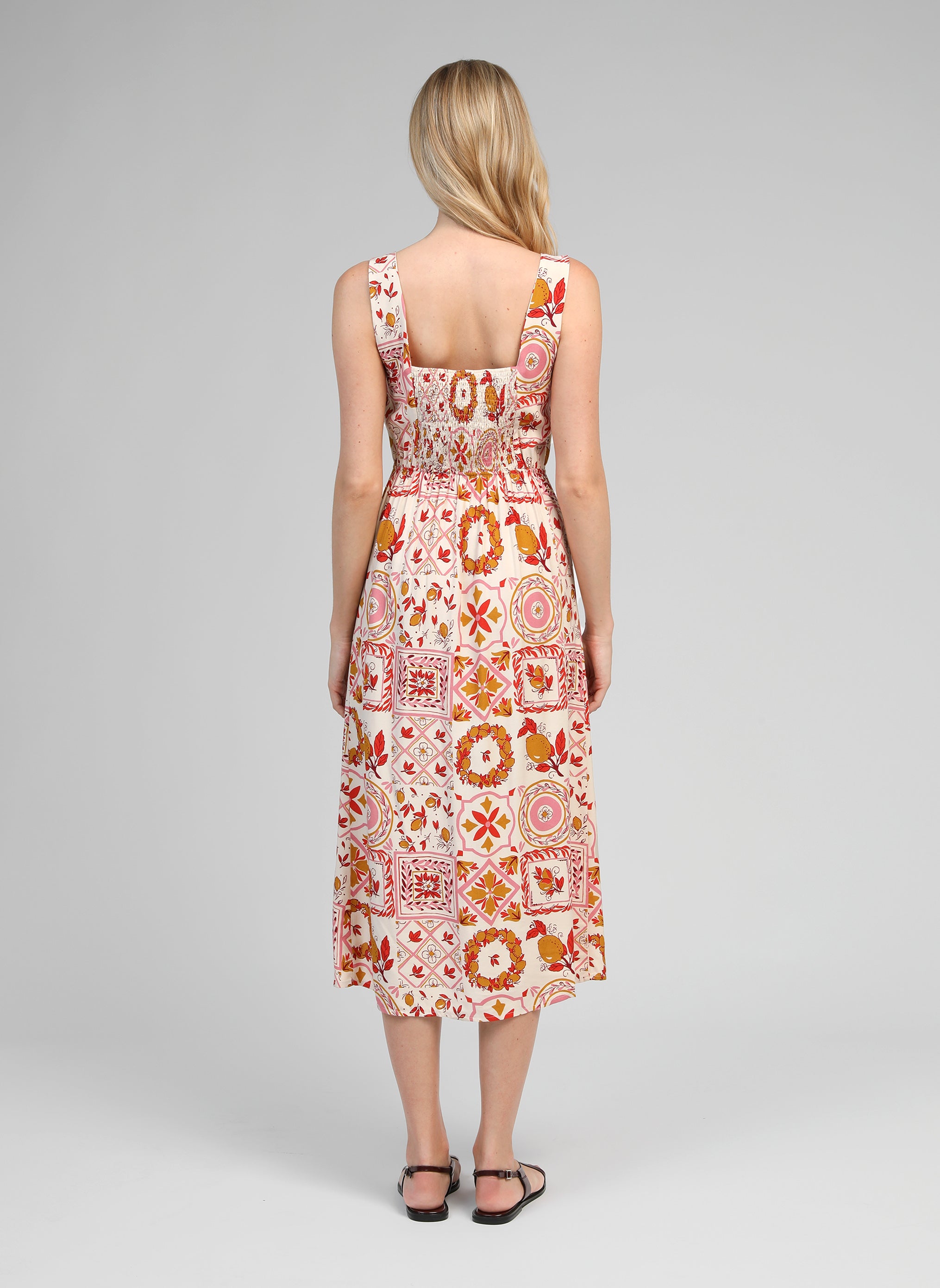 ROBE MIDI MANILY rizzo rose