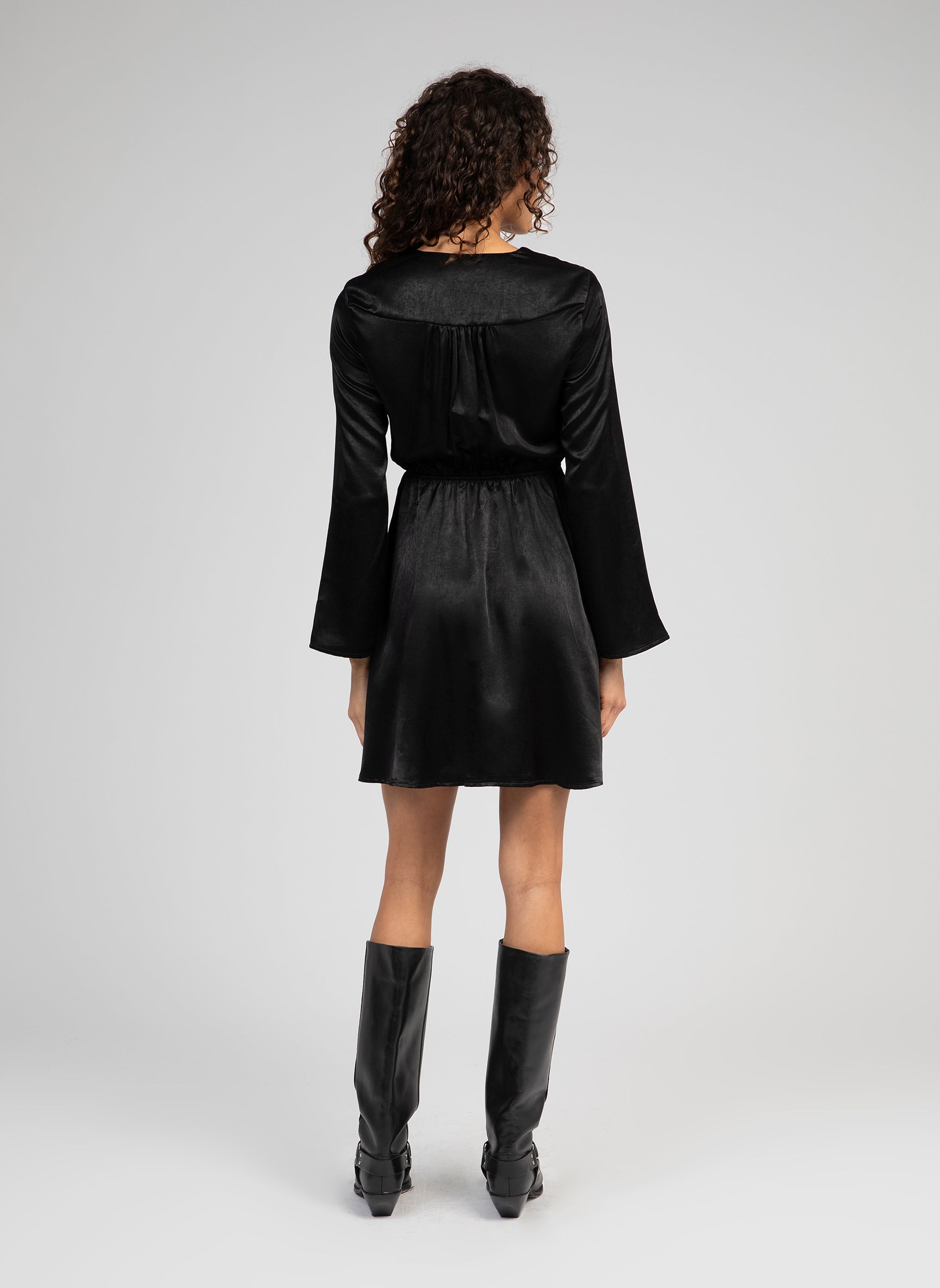 ROBE COURTE MARIBELA noir