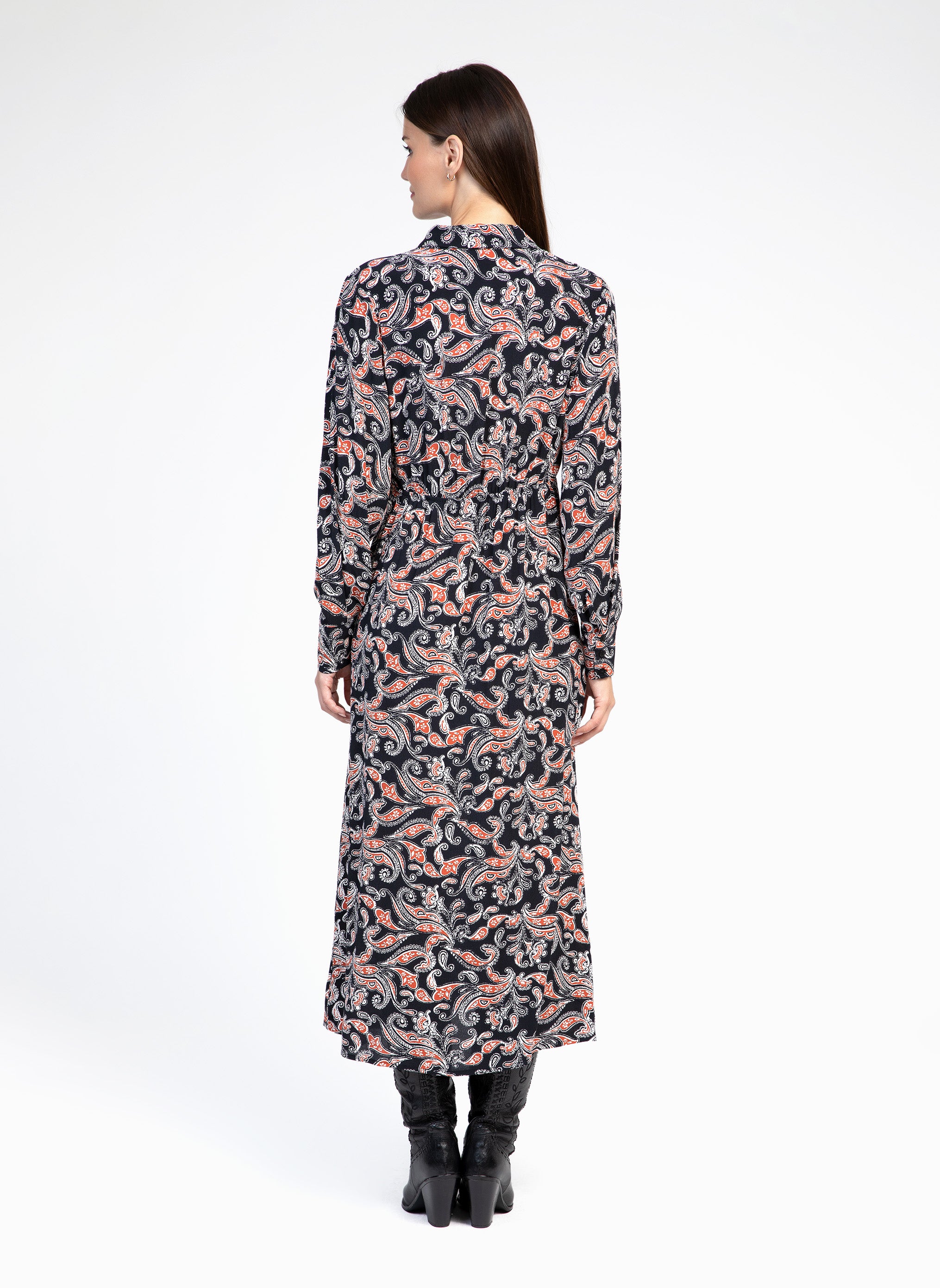 ROBE LONGUE MARIZEAU bandini noir