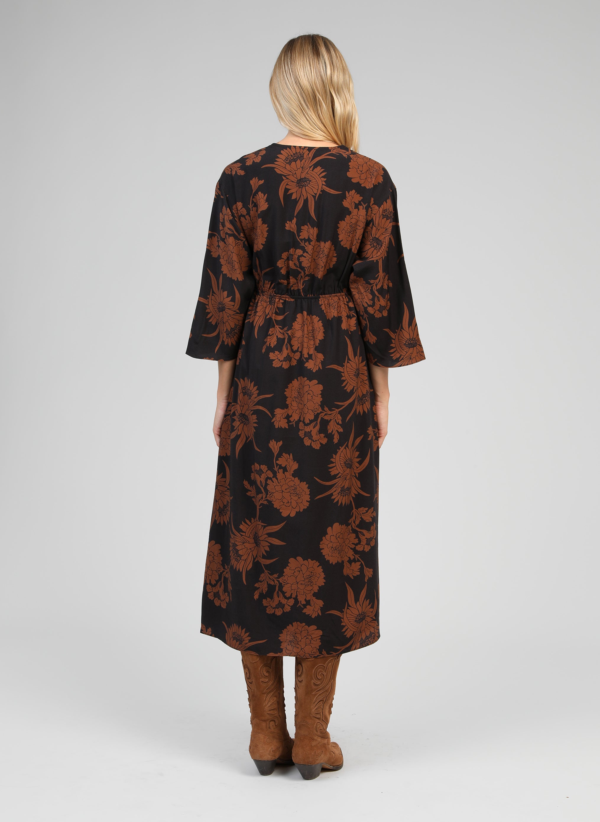 ROBE MIDI MASAMY floflo caramel