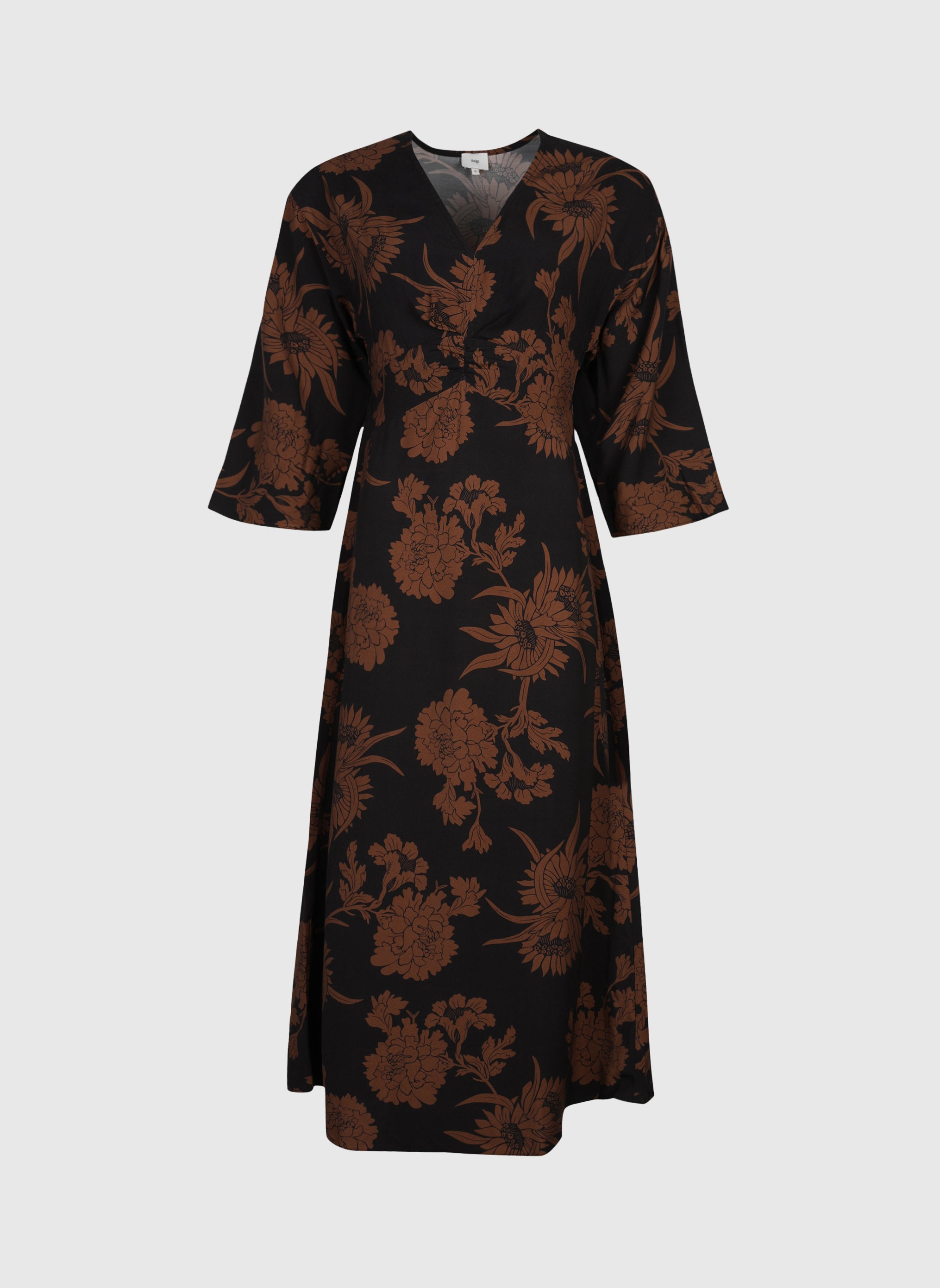 ROBE MIDI MASAMY floflo caramel