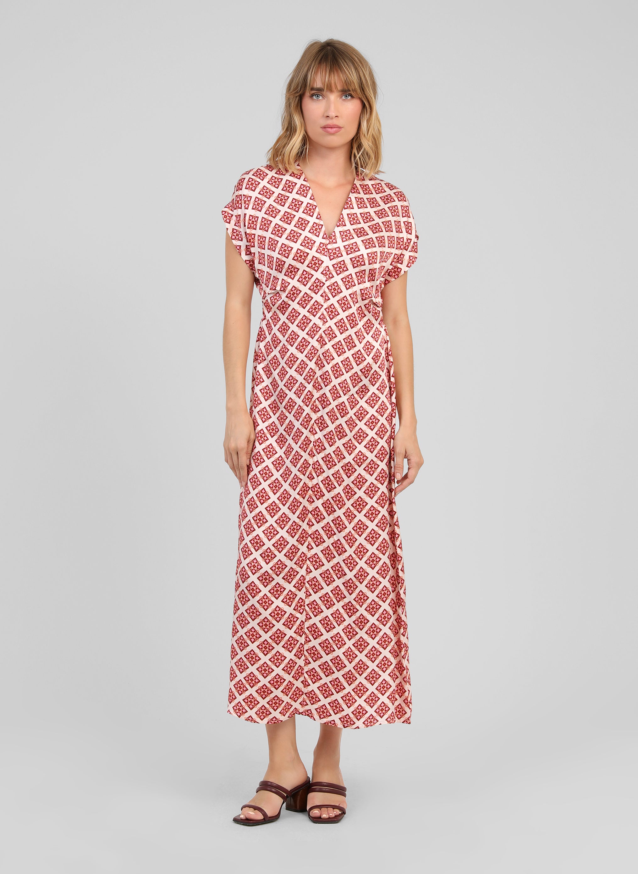 ROBE MIDI MAURANE pirimini ecru