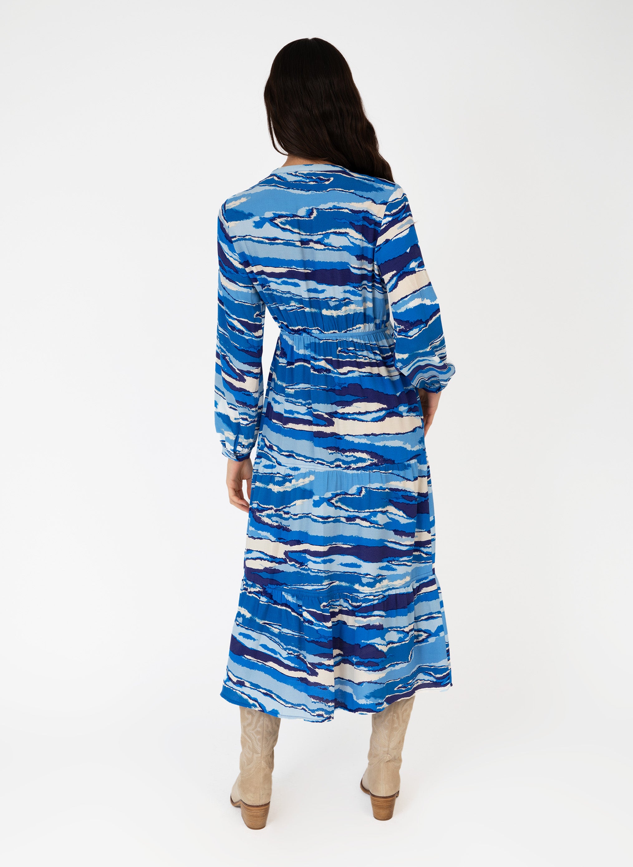 ROBE MIDI MAXIMO tessa bleu