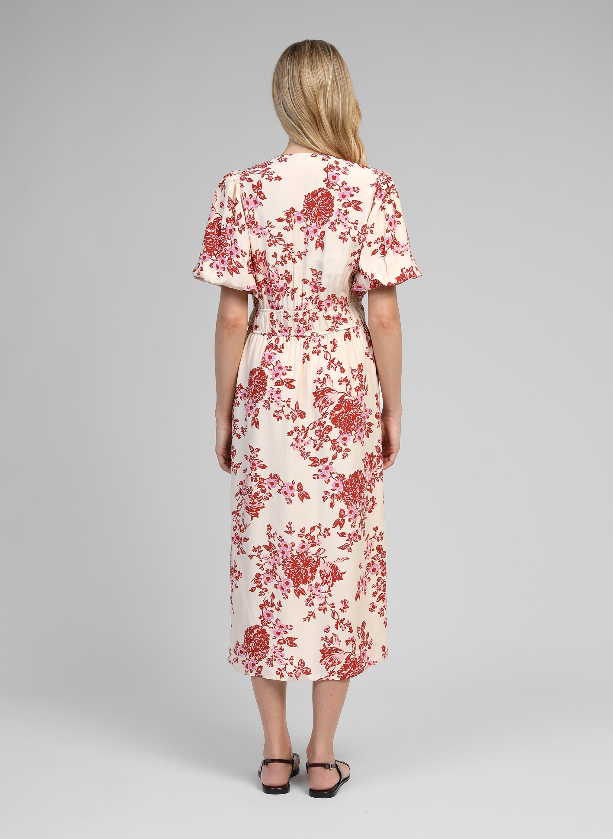 MELILA fallout blush midi dress