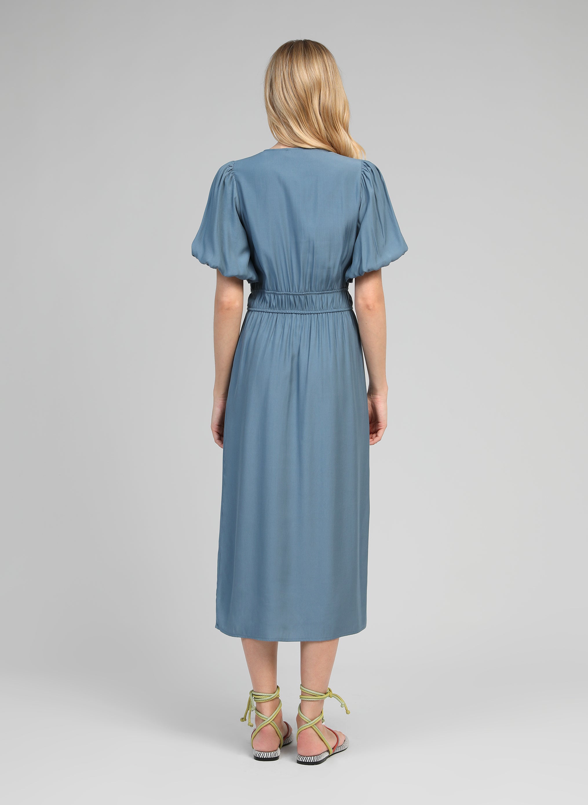 Vestido azul MIDI MELILE