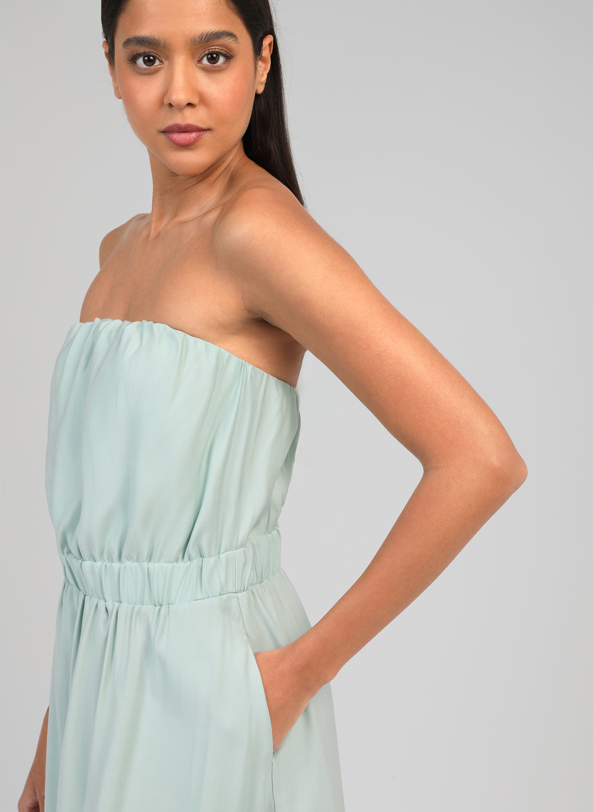 ROBE LONGUE MILIKA celadon
