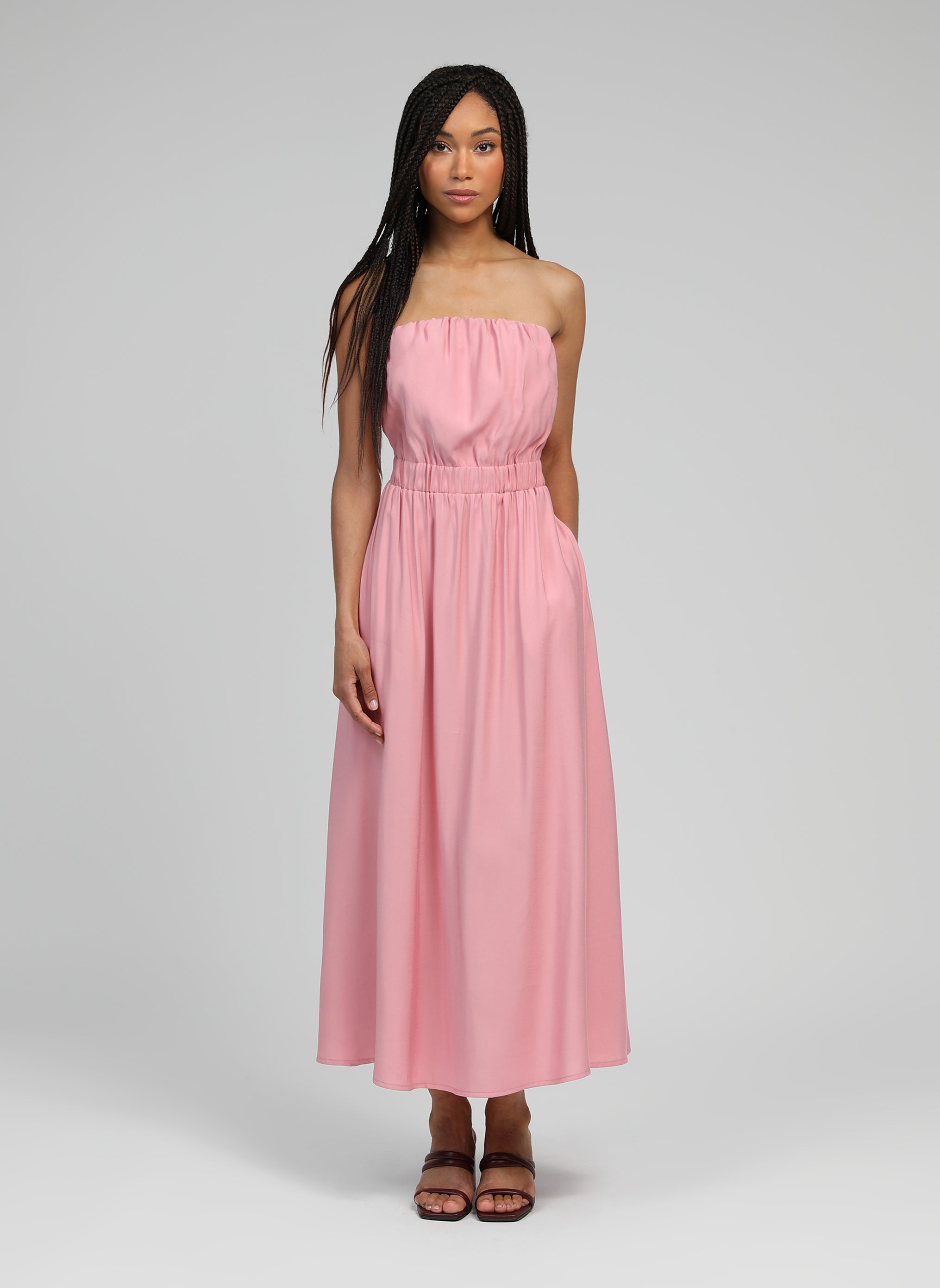 ROBE LONGUE MILIKA rose