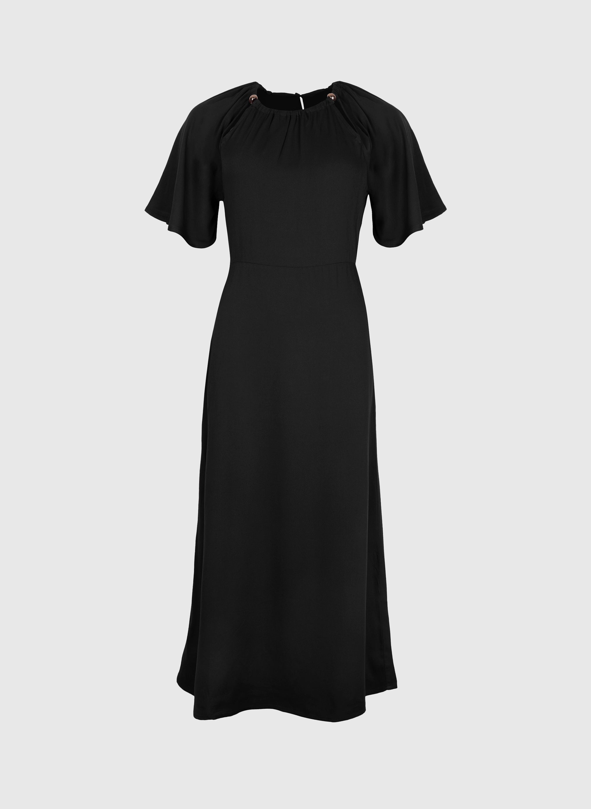 ROBE LONGUE MORIANA noir
