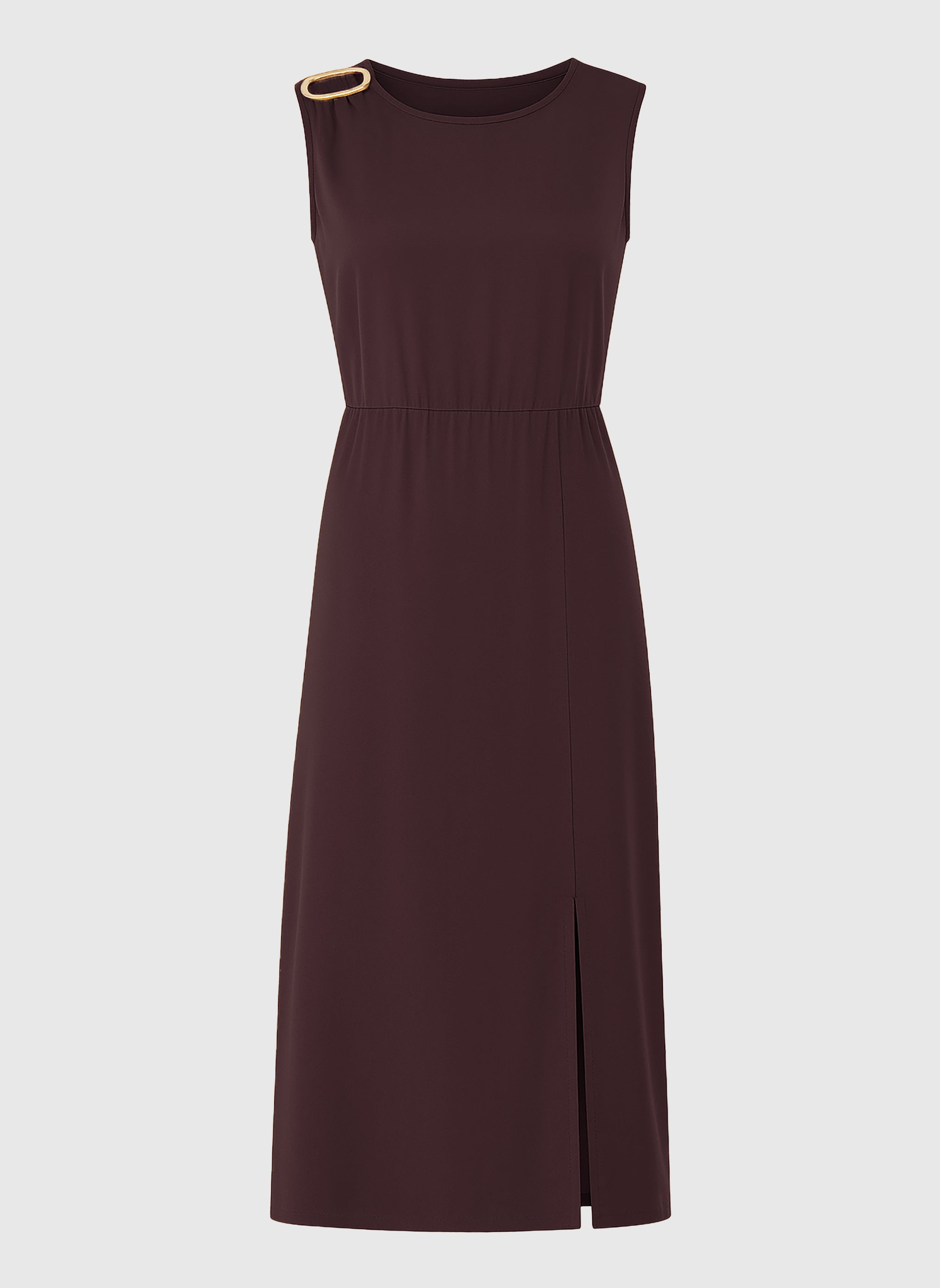 ROBE MIDI MYSTRAL wine