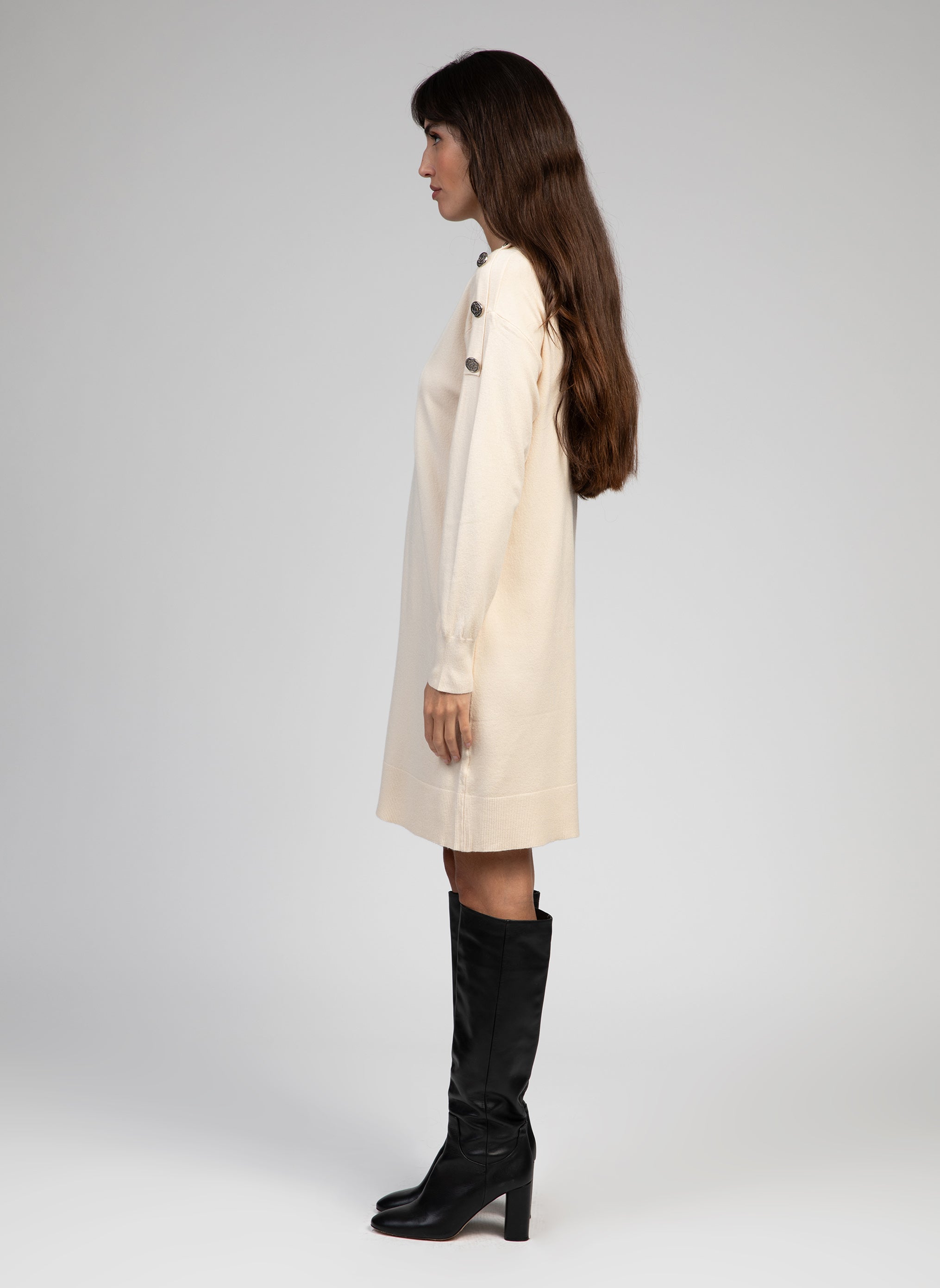 ROBE MIDI NAKAO ecru