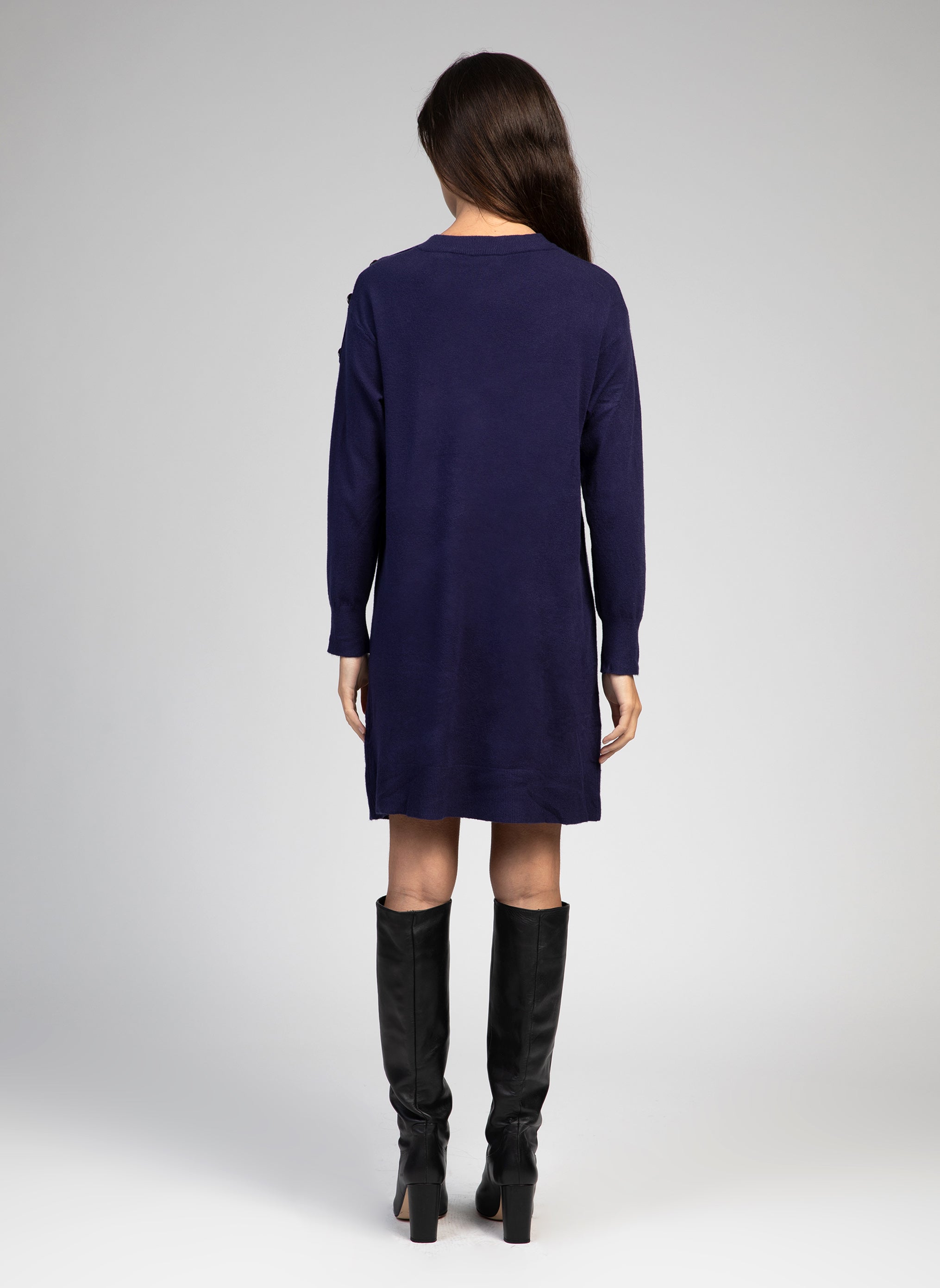 ROBE MIDI NAKAO navy