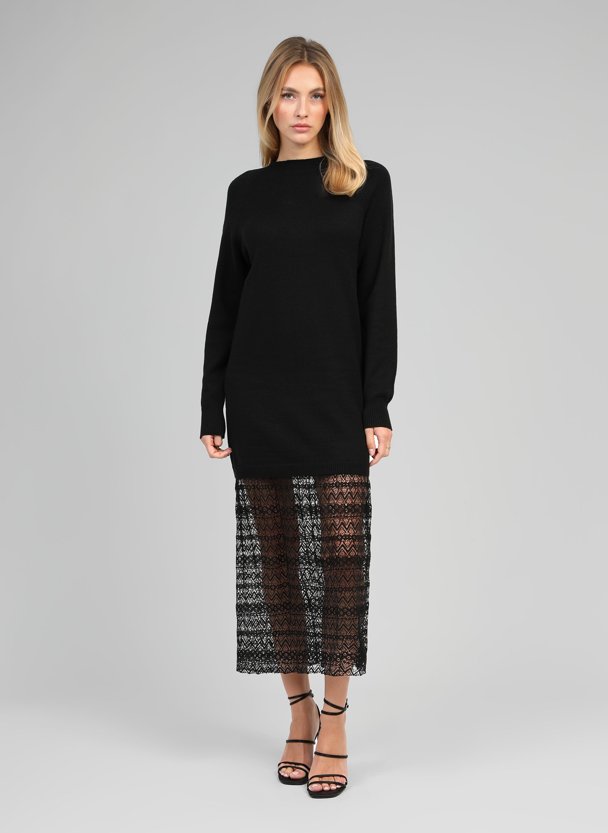 ROBE LONGUE NAKINI noir