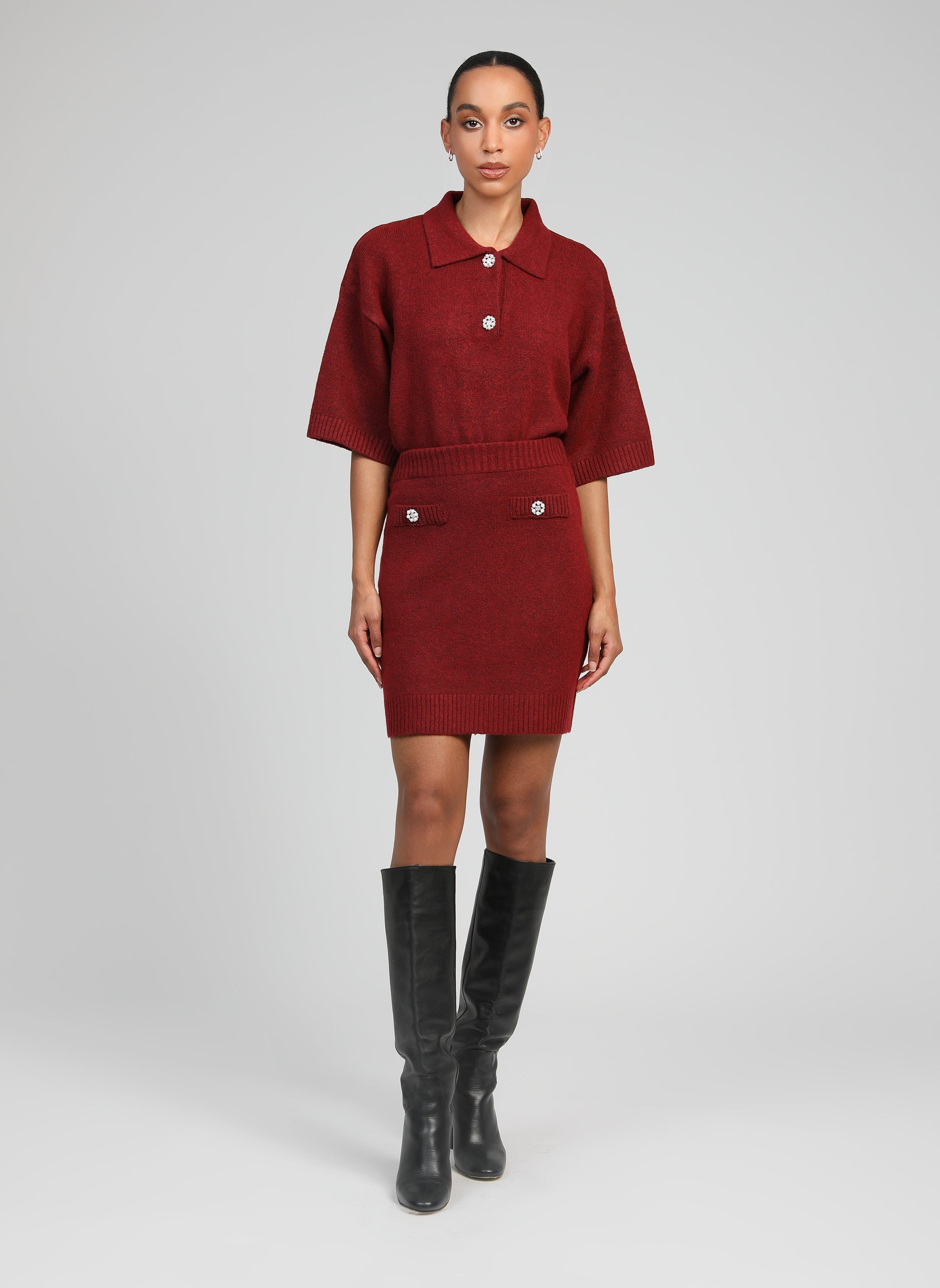 PULL NOREA framboise