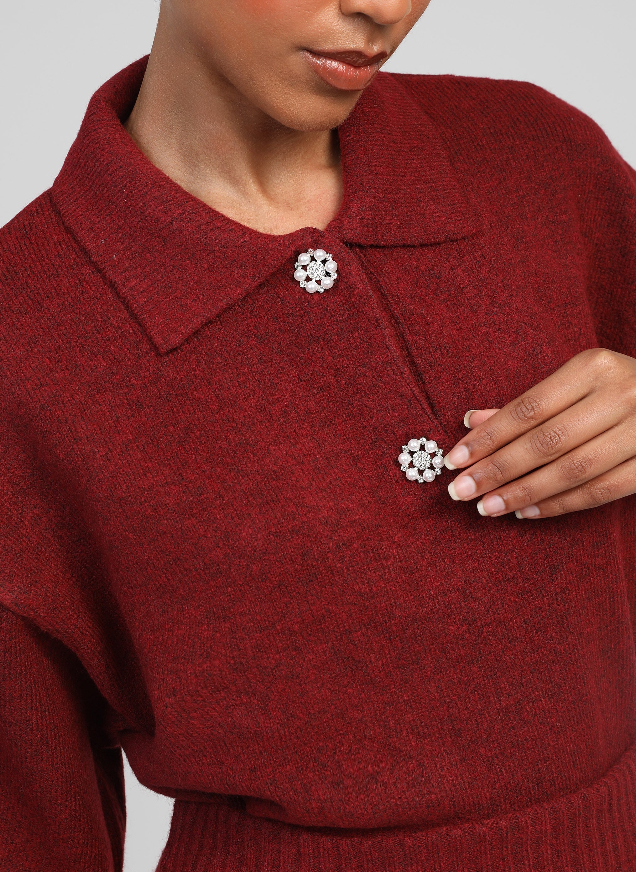 PULL NOREA framboise
