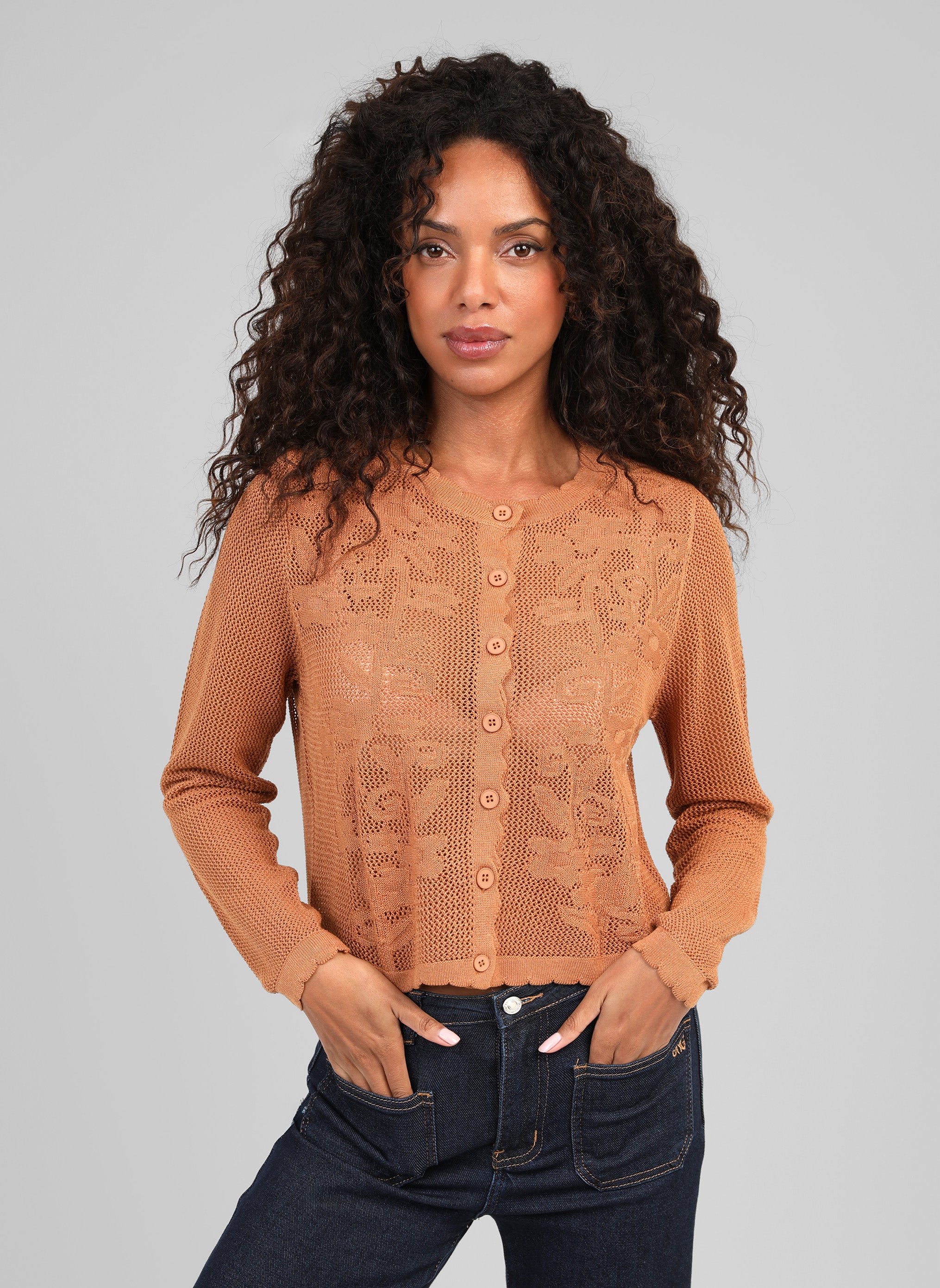 GILET NANITA daim