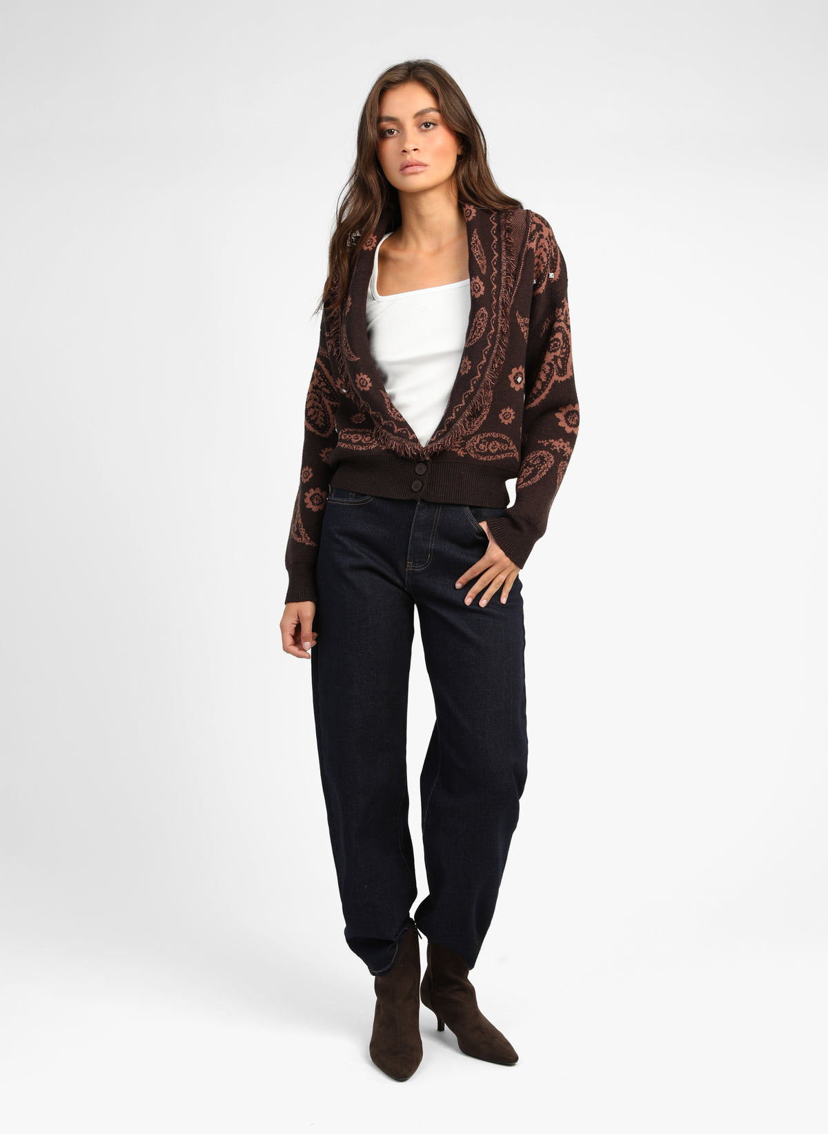 GILET NARIKA chocolat