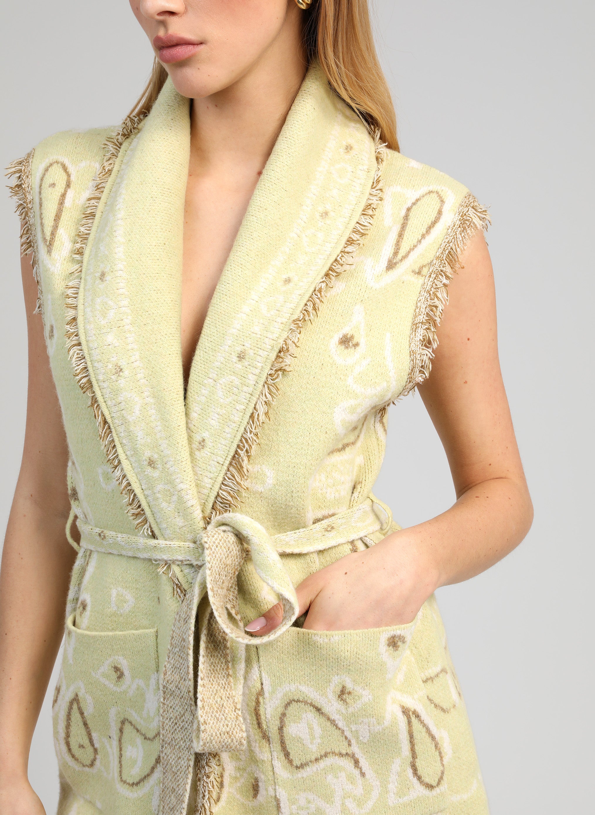 VESTE SANS MANCHES NINDI jaune