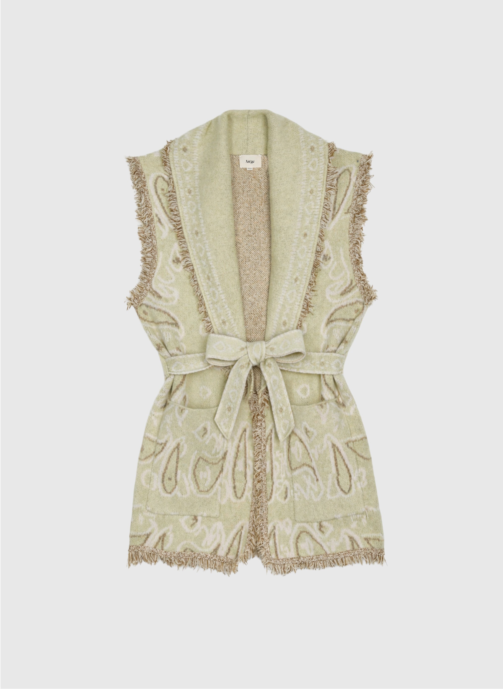 VESTE SANS MANCHES NINDI jaune