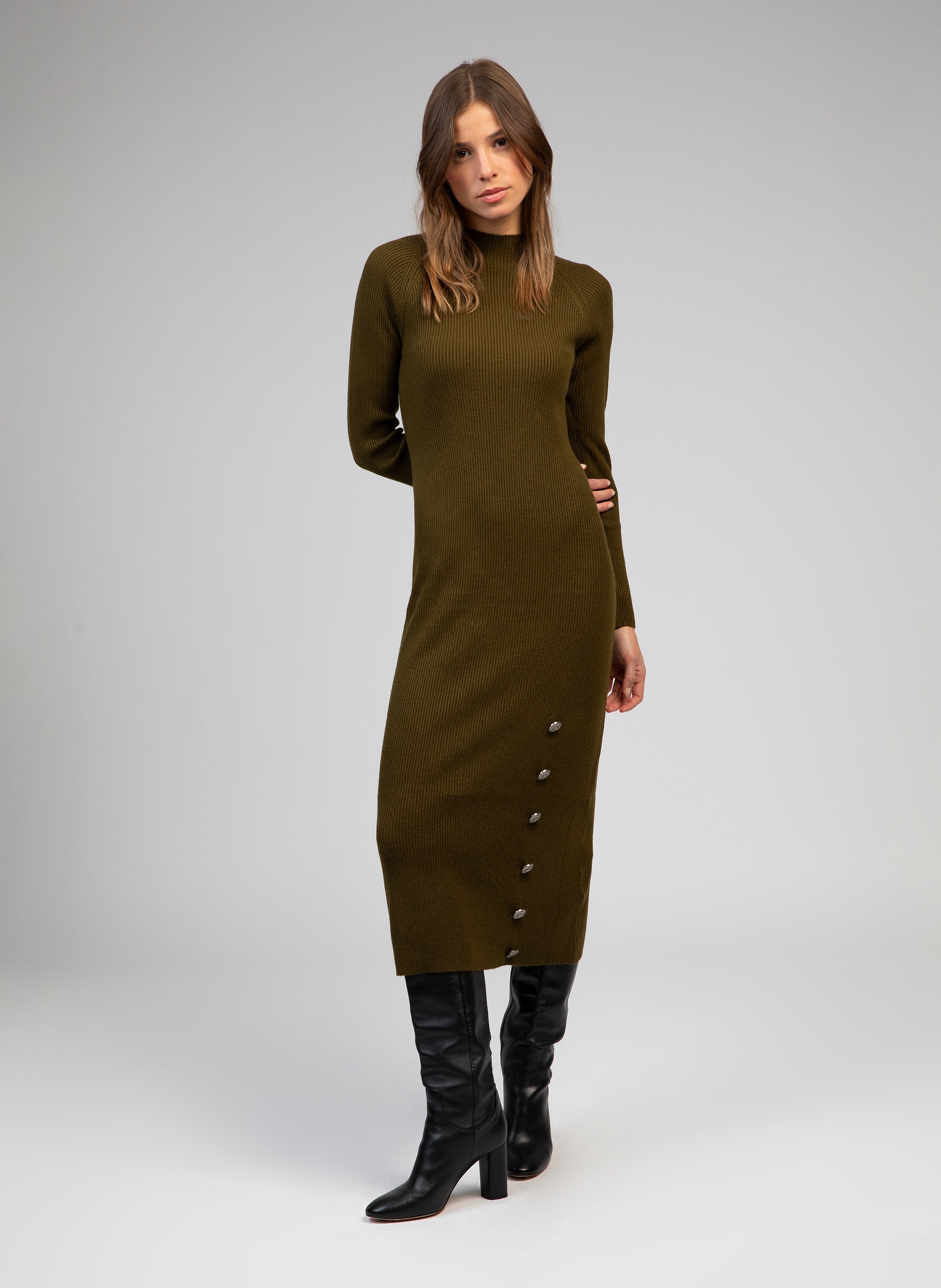 ROBE MIDI NIRMALA bronze