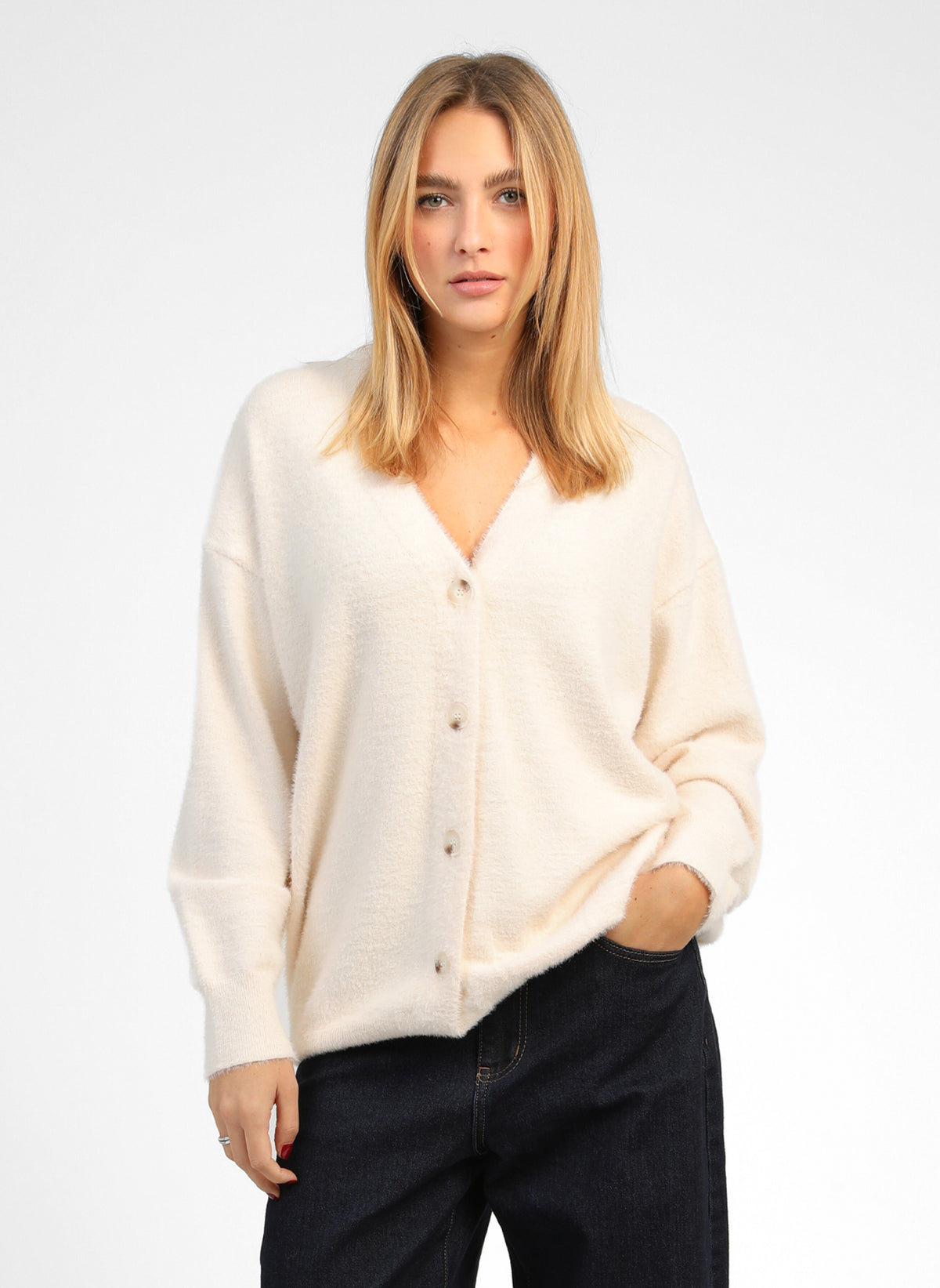 GILET NOEMA ecru