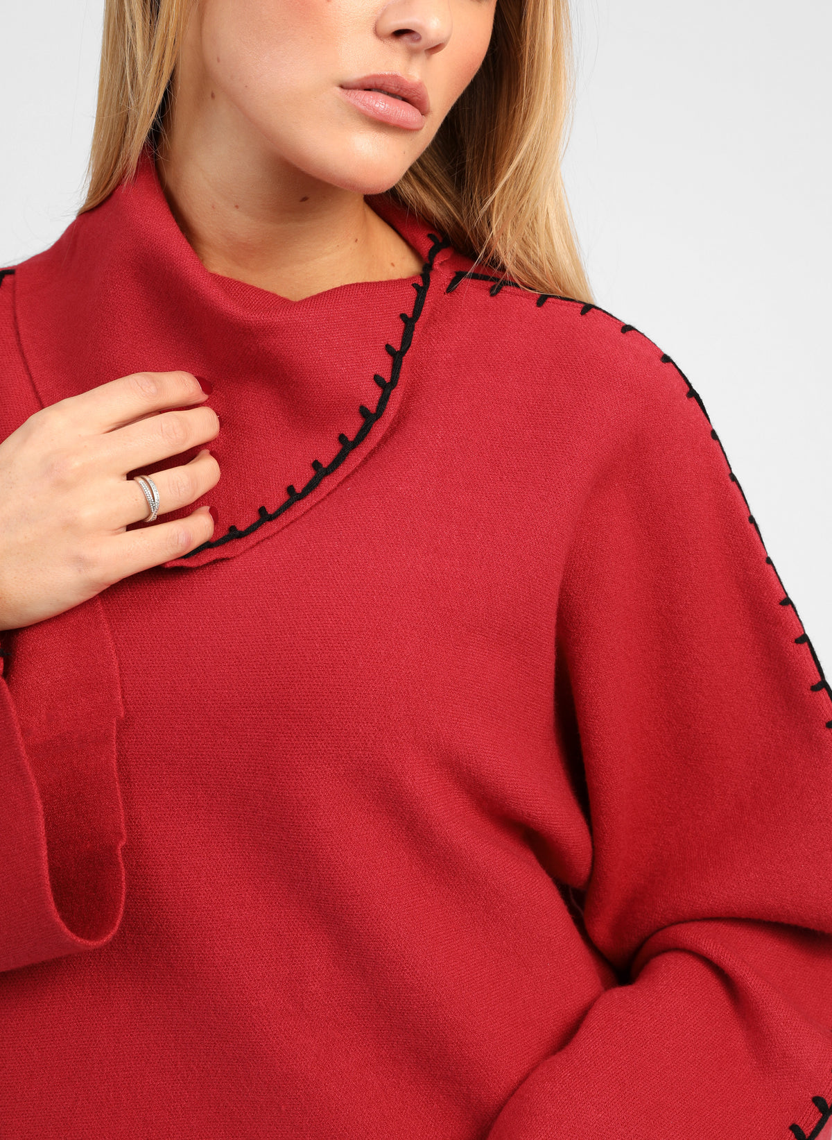 NOFELIO Red Sweater
