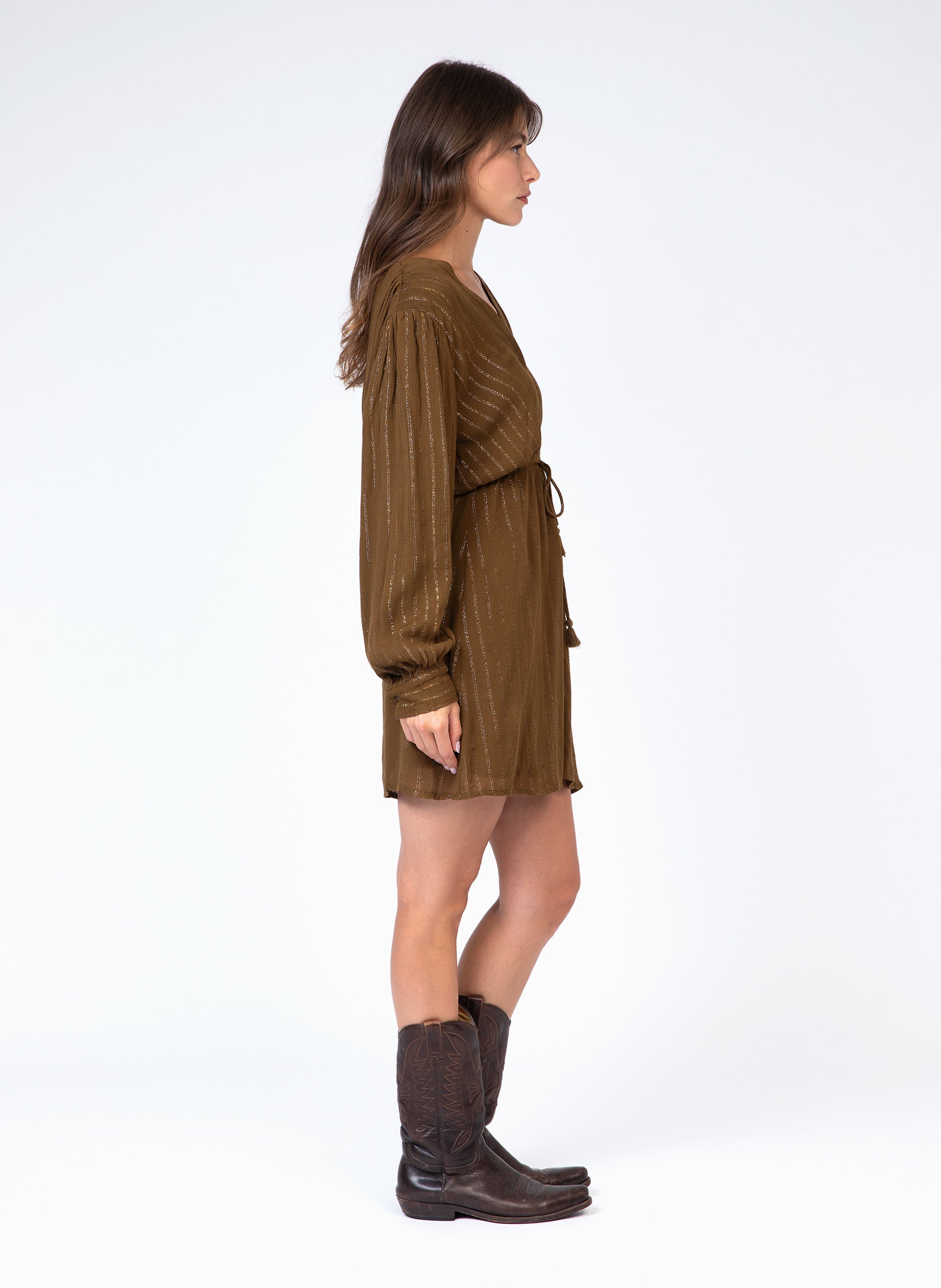 ROBE COURTE OCEA olive